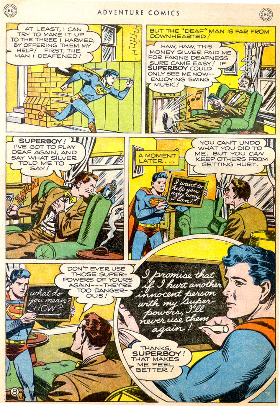 Read online Adventure Comics (1938) comic -  Issue #144 - 9