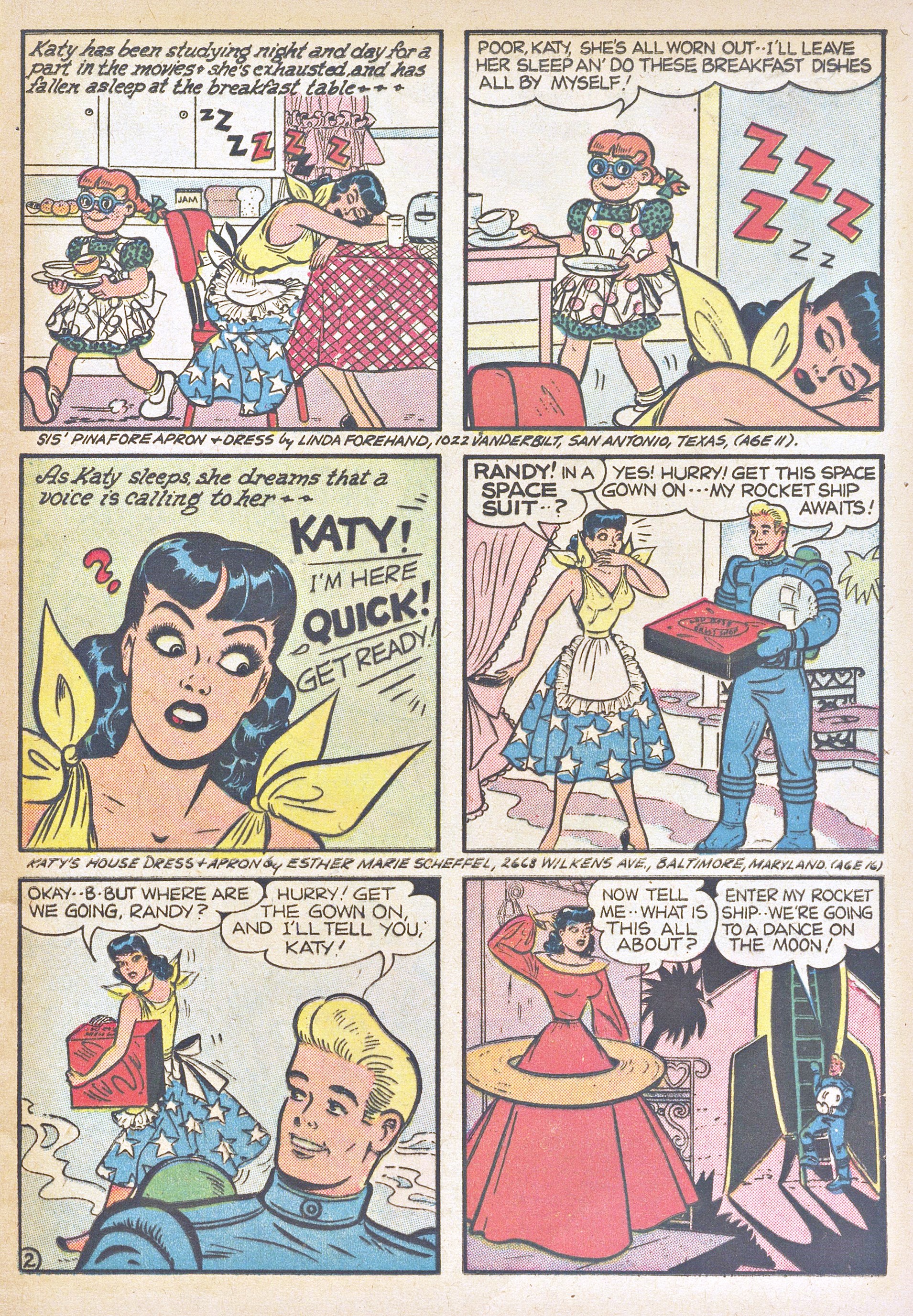 Read online Katy Keene (1949) comic -  Issue #10 - 11