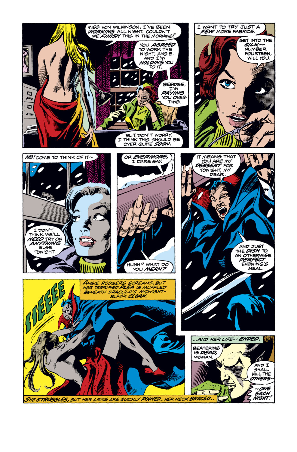 Read online Tomb of Dracula (1972) comic -  Issue #35 - 12