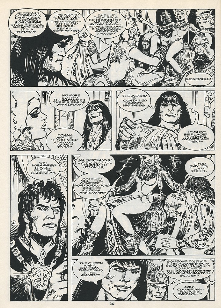 Read online The Savage Sword Of Conan comic -  Issue #217 - 32