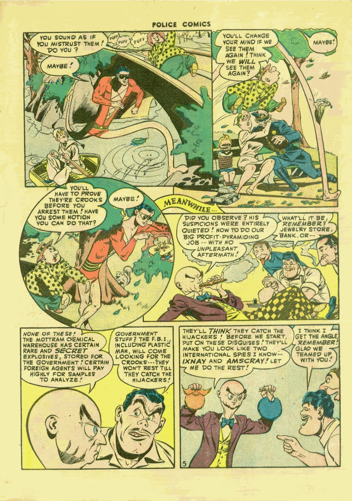 Read online Police Comics comic -  Issue #73 - 7