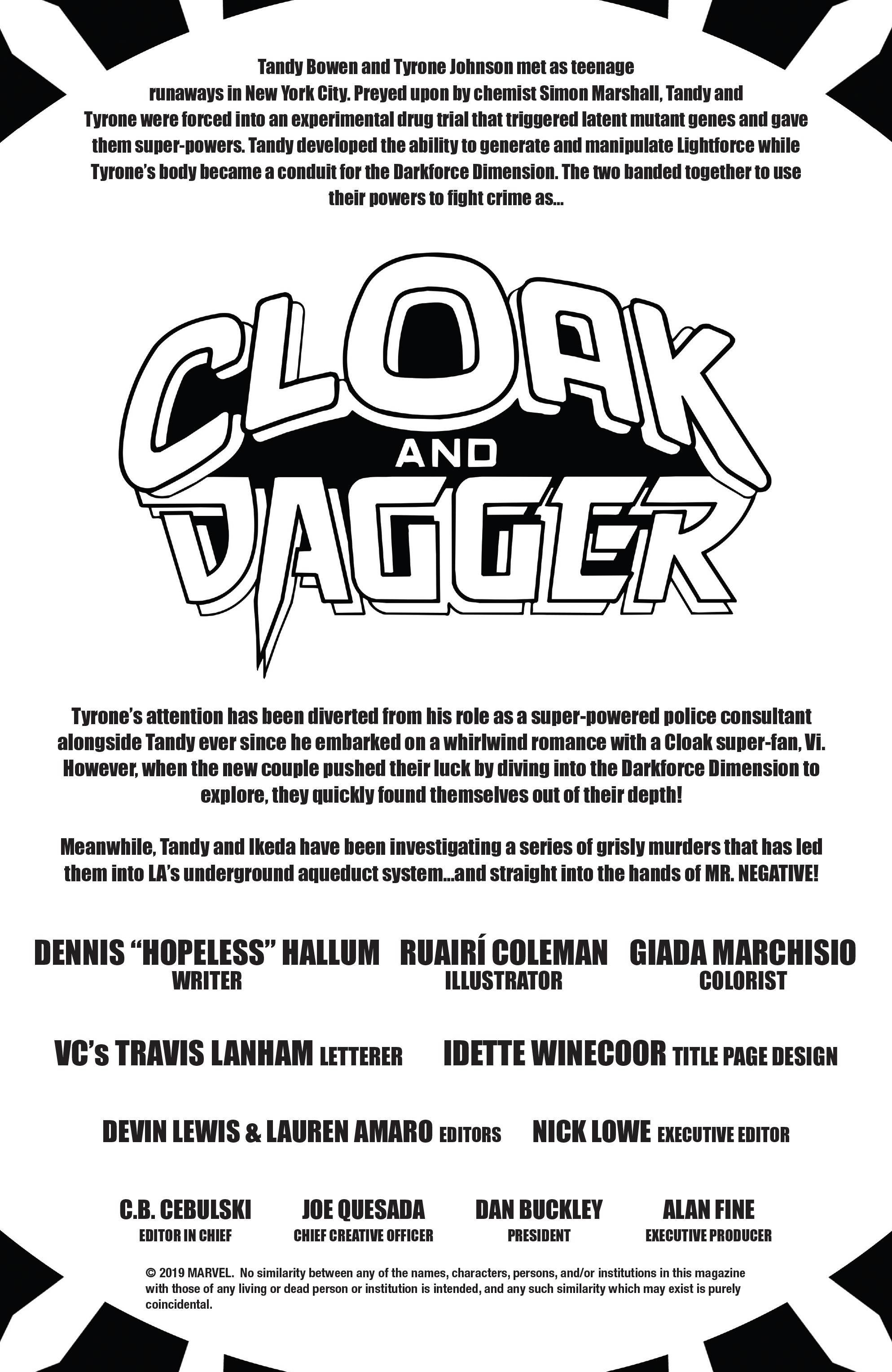 Read online Cloak and Dagger: Negative Exposure comic -  Issue #2 - 2