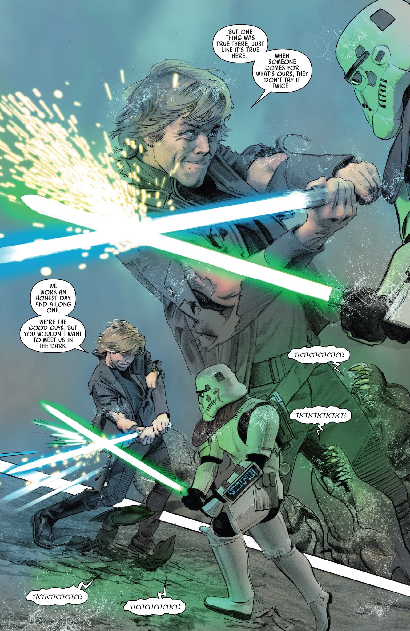 Read online Star Wars Episode VIII: The Last Jedi - Storms of Crait comic -  Issue # Full - 27