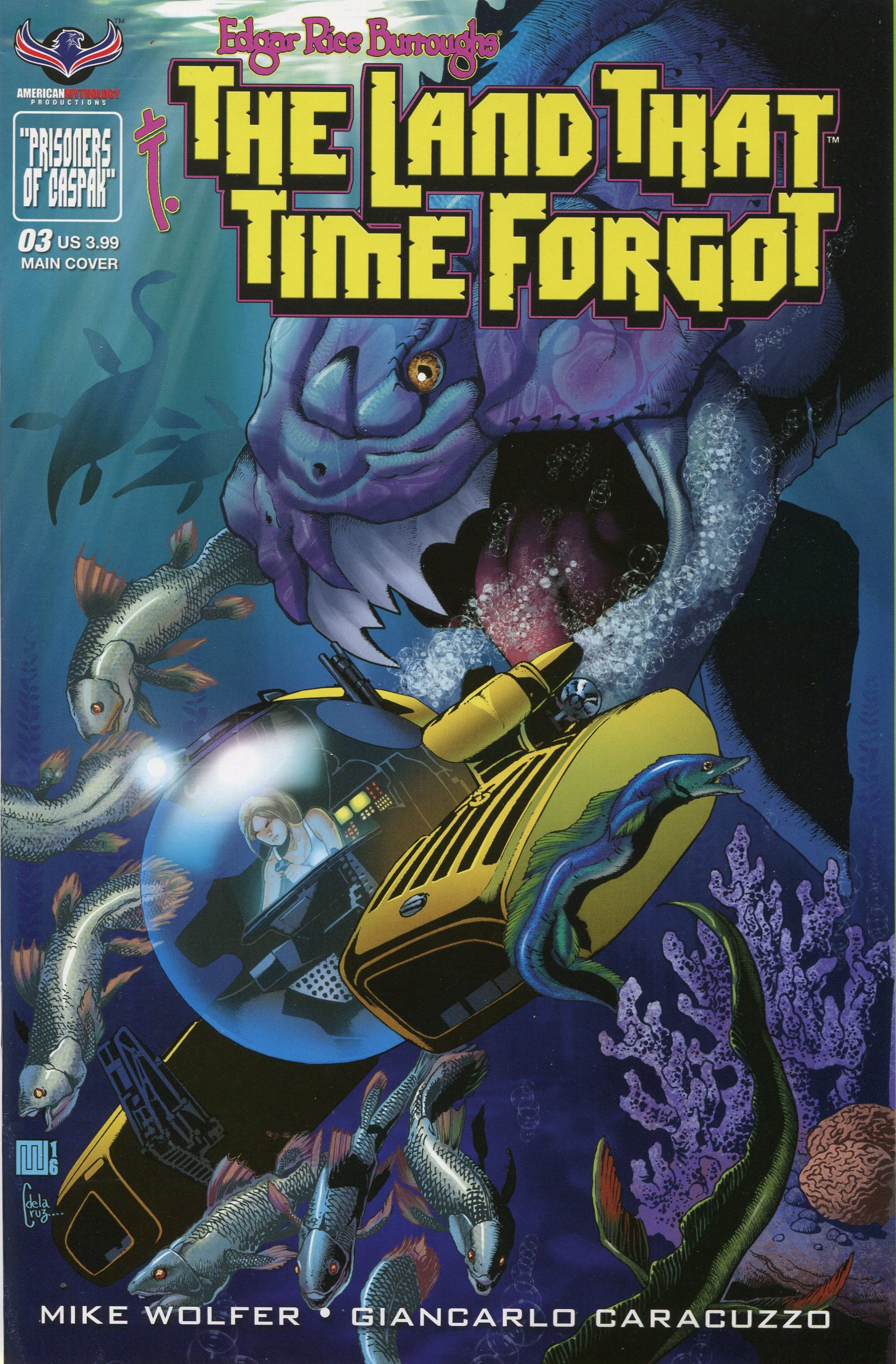 Read online Edgar Rice Burroughs The Land That Time Forgot comic -  Issue #3 - 1