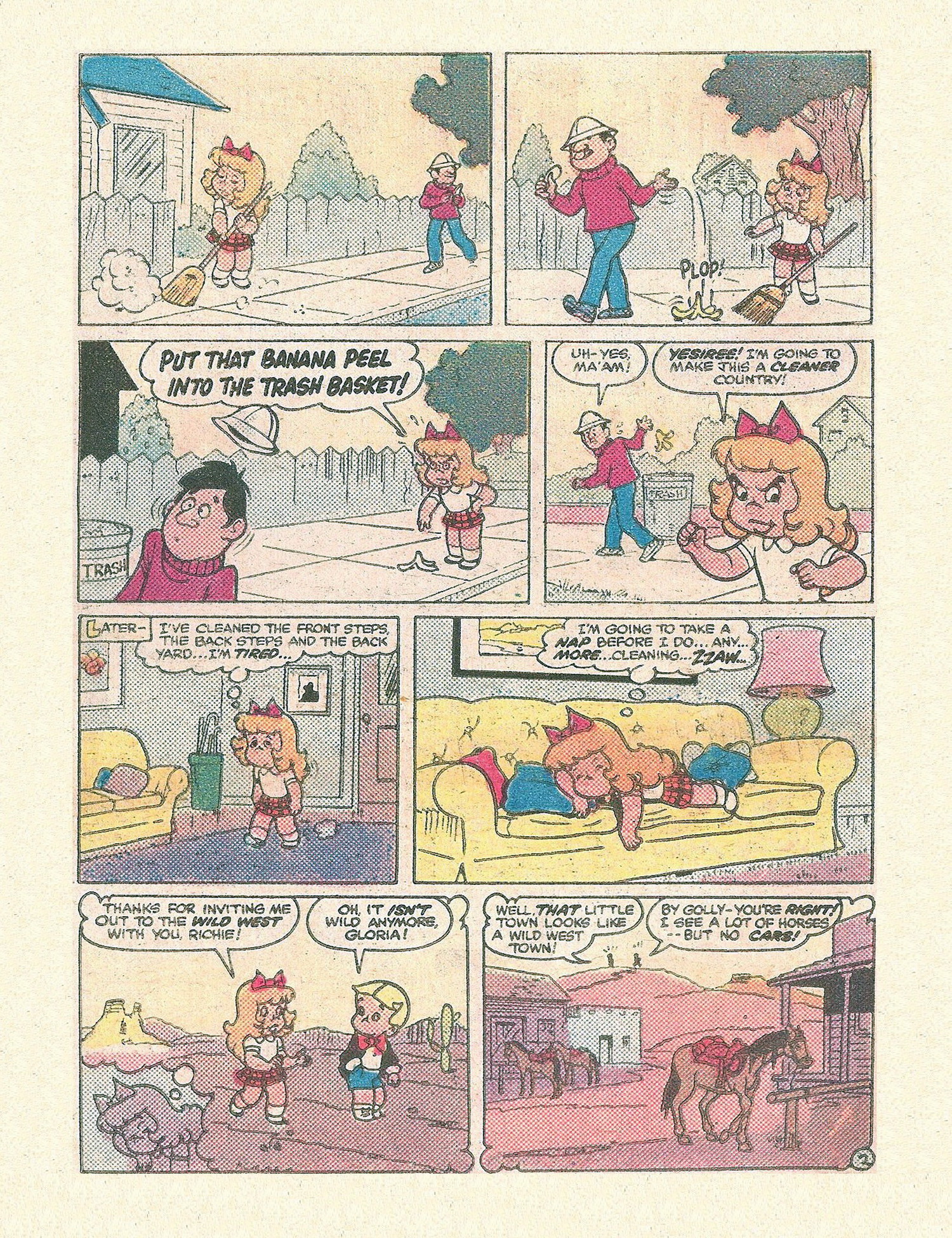 Read online Richie Rich Digest Stories comic -  Issue #13 - 34