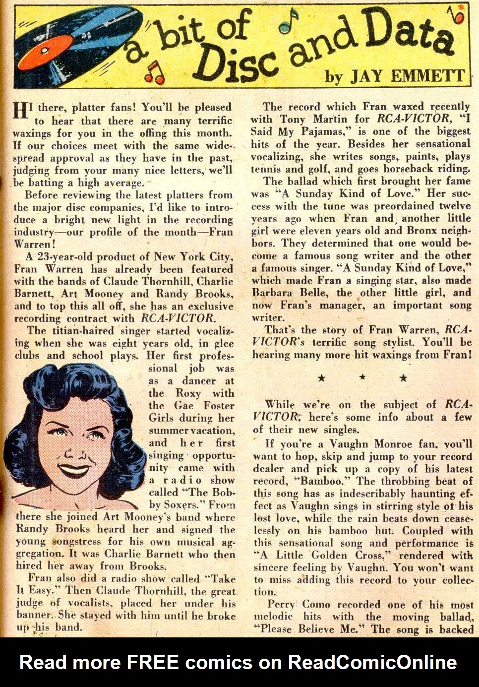 Read online Miss Melody Lane of Broadway comic -  Issue #3 - 37