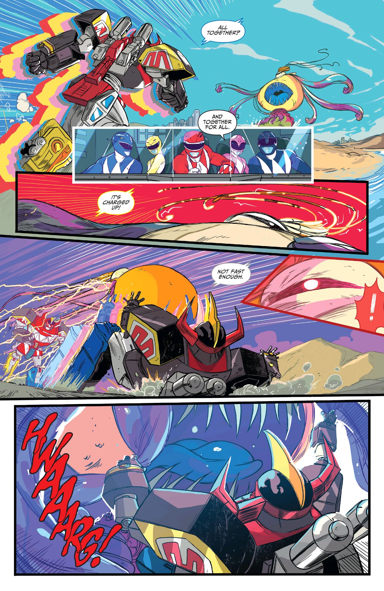 Read online Saban's Go Go Power Rangers: Back To School comic -  Issue # Full - 38