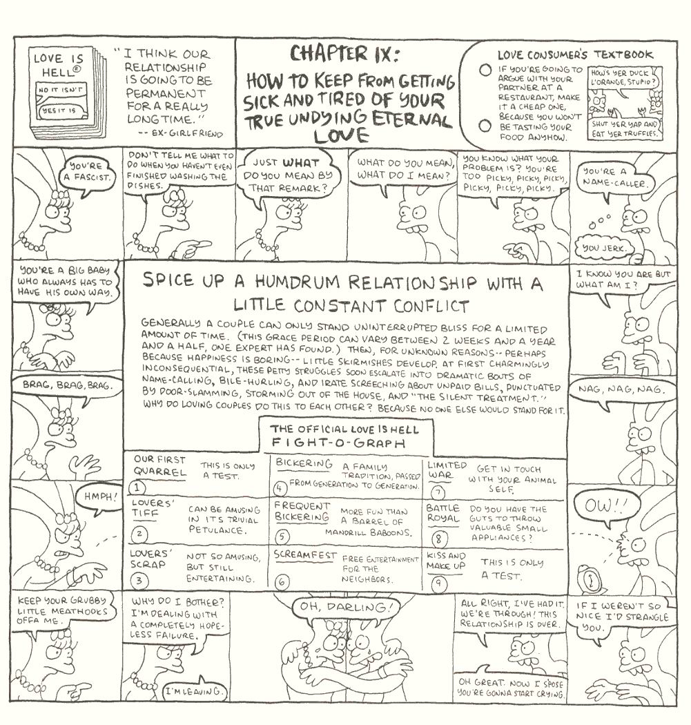 Read online Life In Hell comic -  Issue # TPB Love is Hell - 12