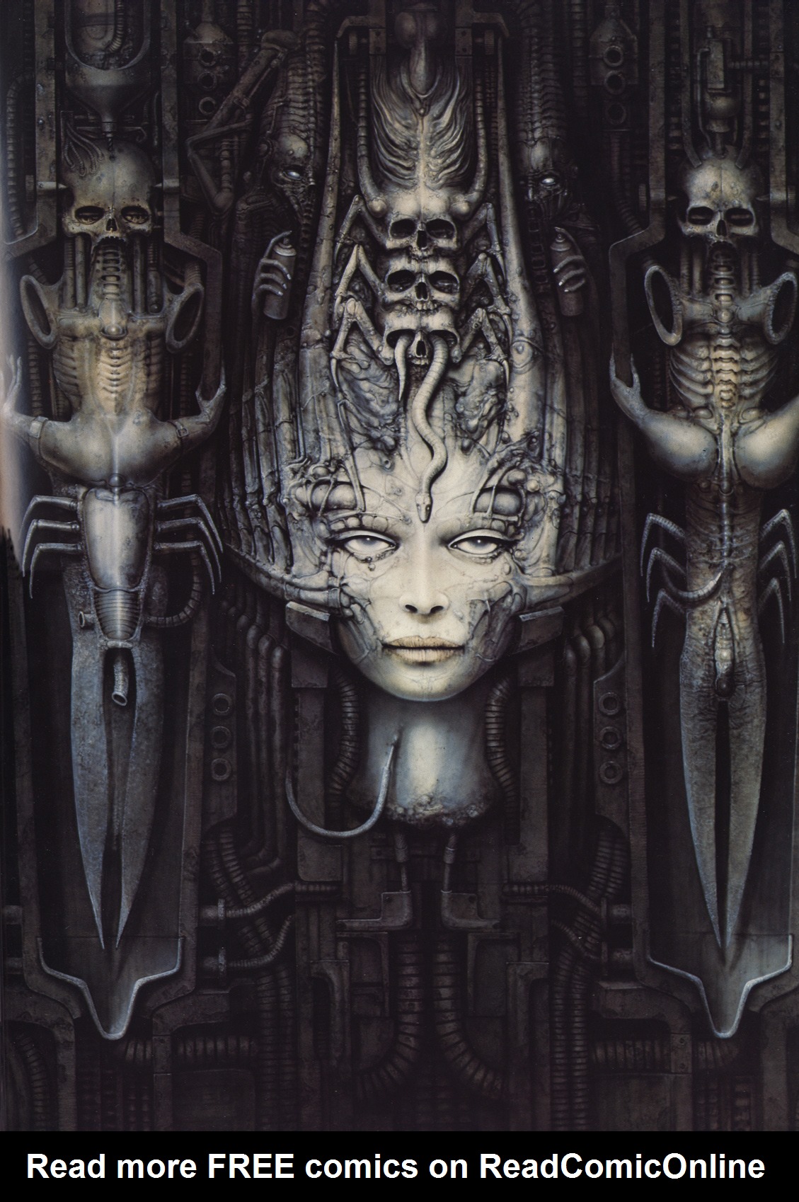 Read online H.R.Giger's Necronomicon comic -  Issue # TPB - 23