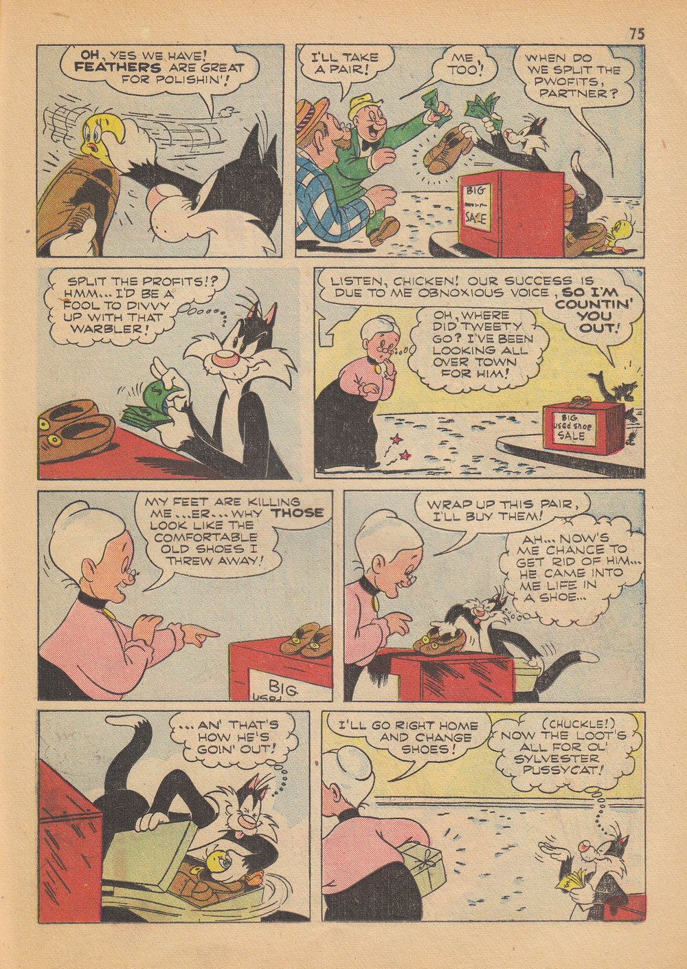 Read online Bugs Bunny's Christmas Funnies comic -  Issue # TPB 4 - 77