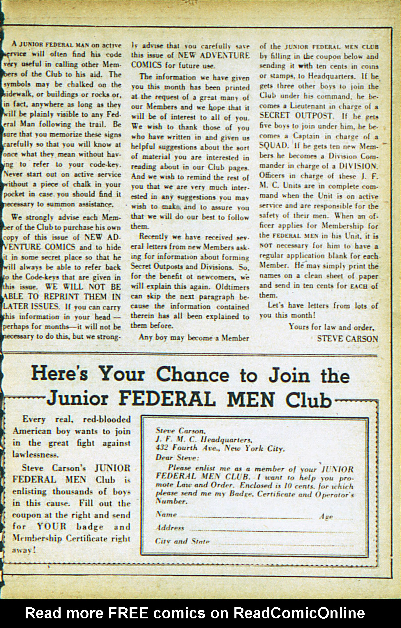 Read online Adventure Comics (1938) comic -  Issue #22 - 22