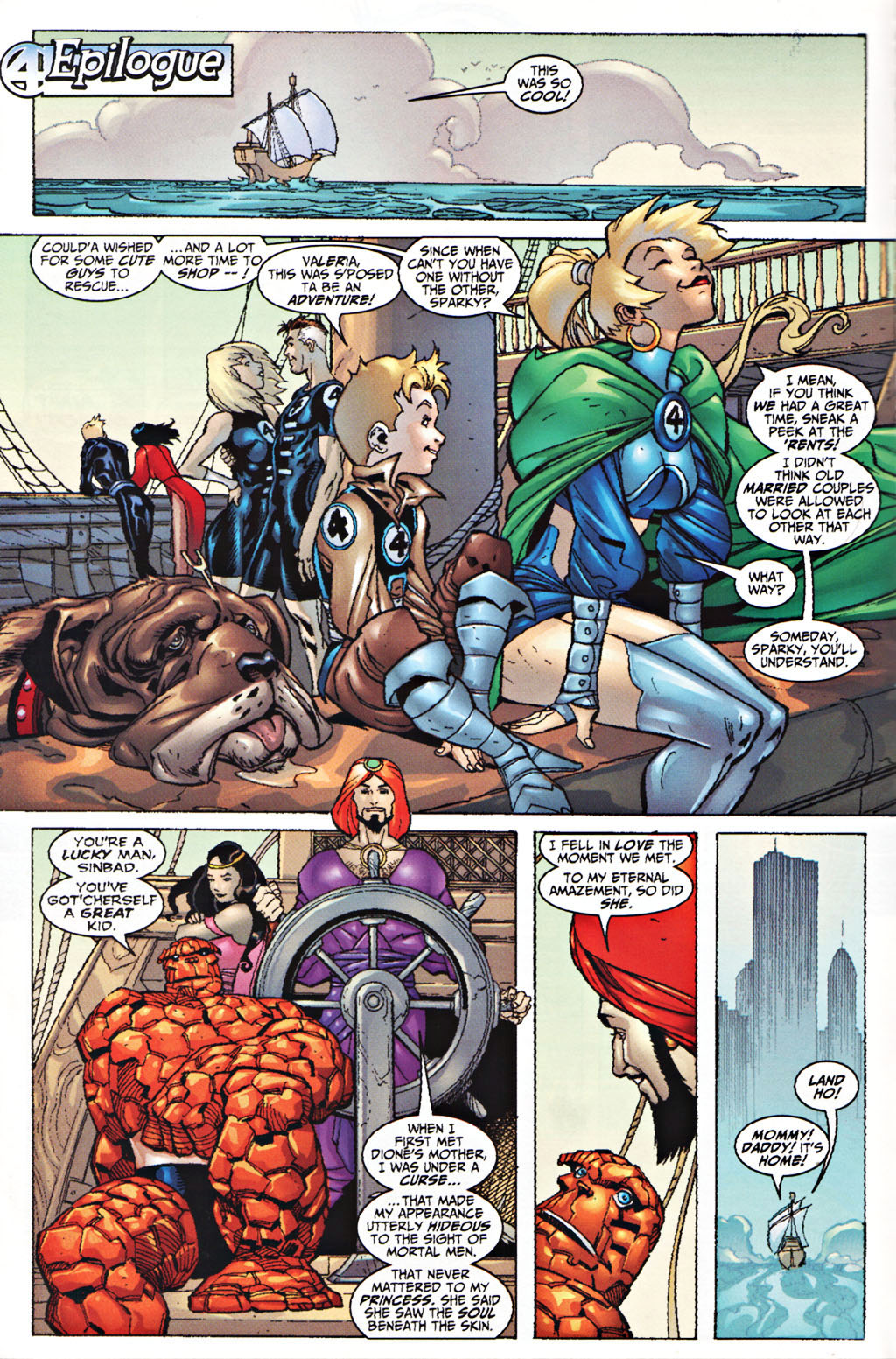 Read online Fantastic Four: The Fantastic 4th Voyage of Sinbad comic -  Issue # Full - 47