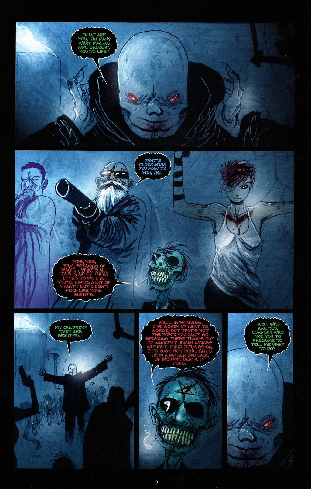 Read online Wormwood: Gentleman Corpse comic -  Issue #4 - 5