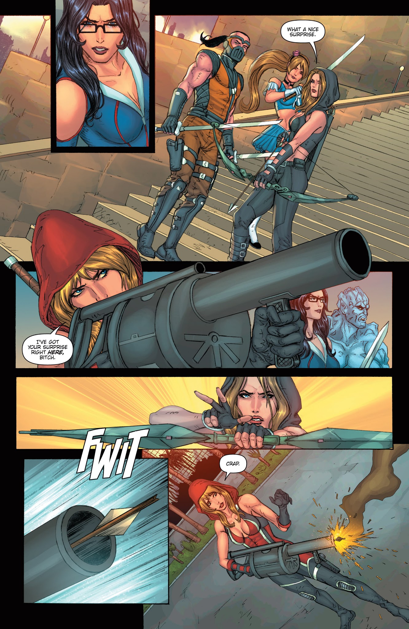 Read online Grimm Fairy Tales presents Realm War Age of Darkness comic -  Issue #9 - 10