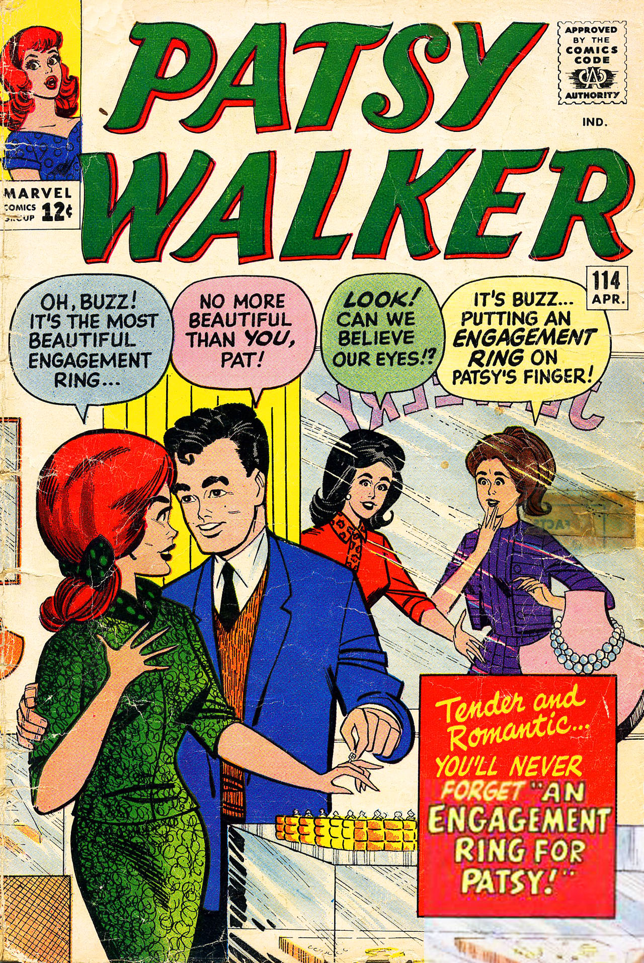 Read online Patsy Walker comic -  Issue #114 - 1