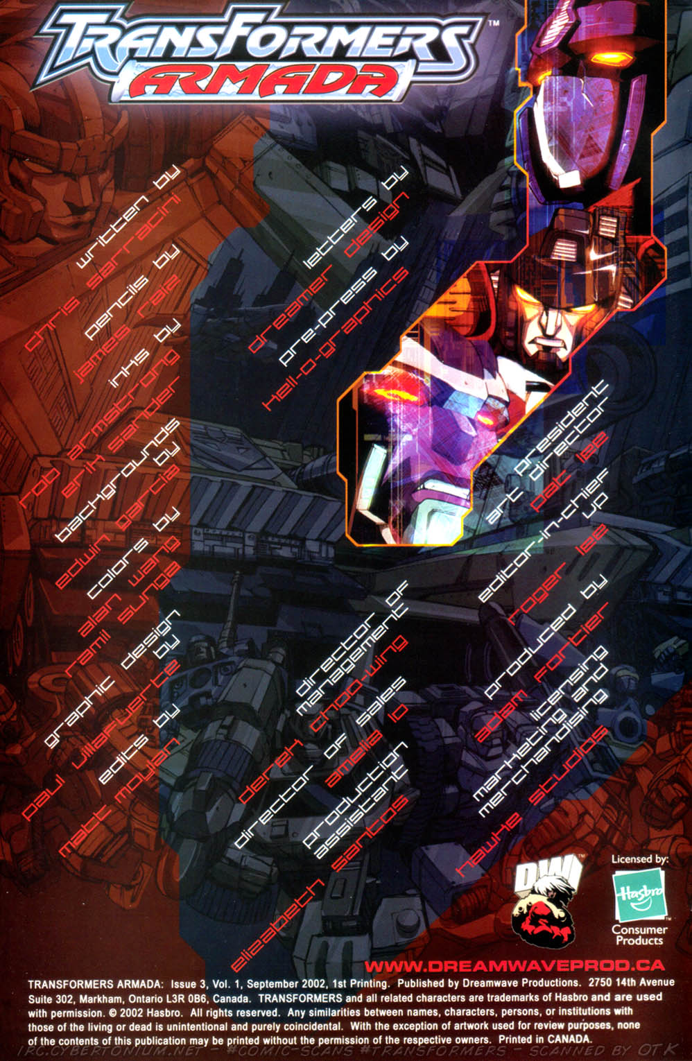 Read online Transformers Armada comic -  Issue #3 - 2