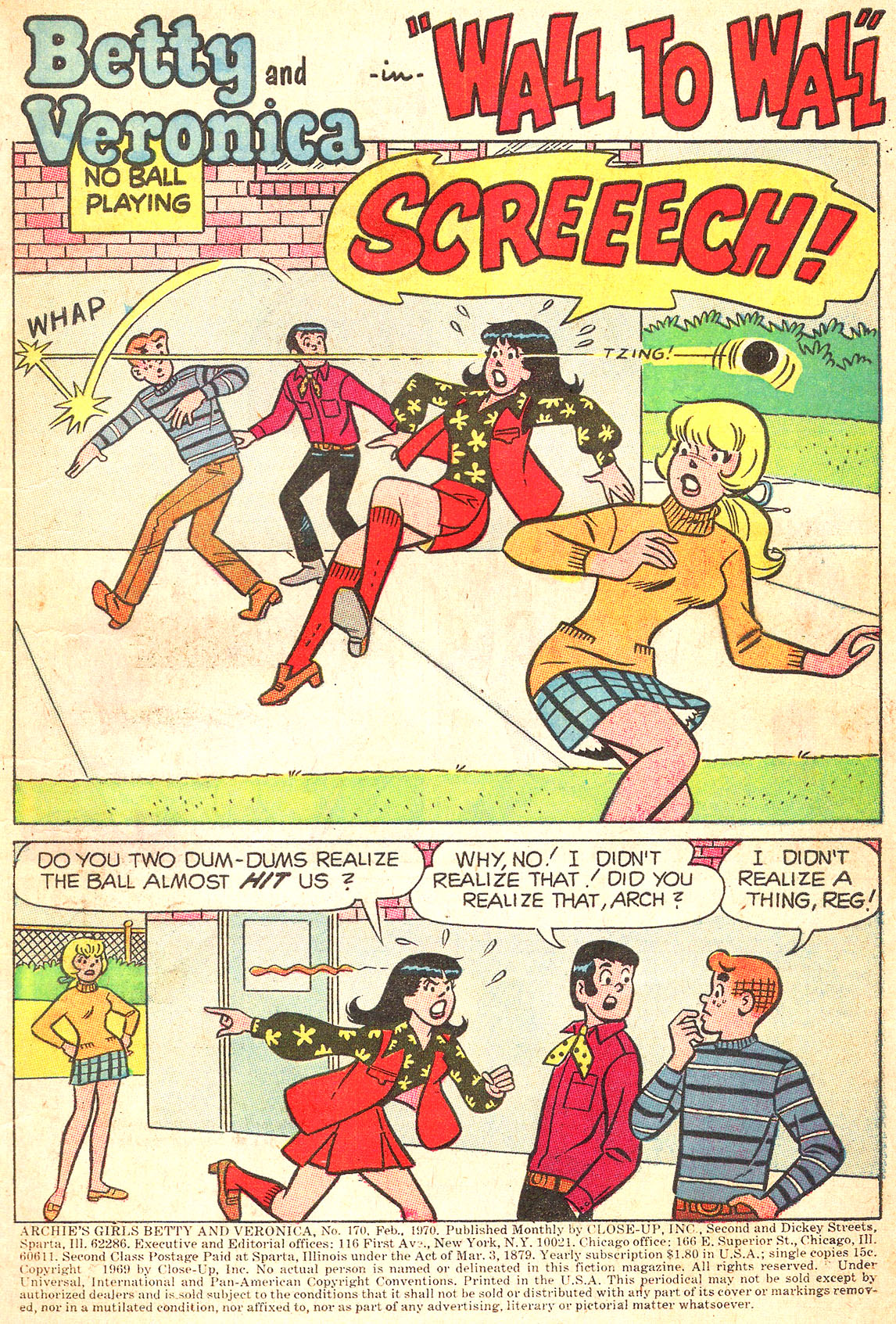 Read online Archie's Girls Betty and Veronica comic -  Issue #170 - 3