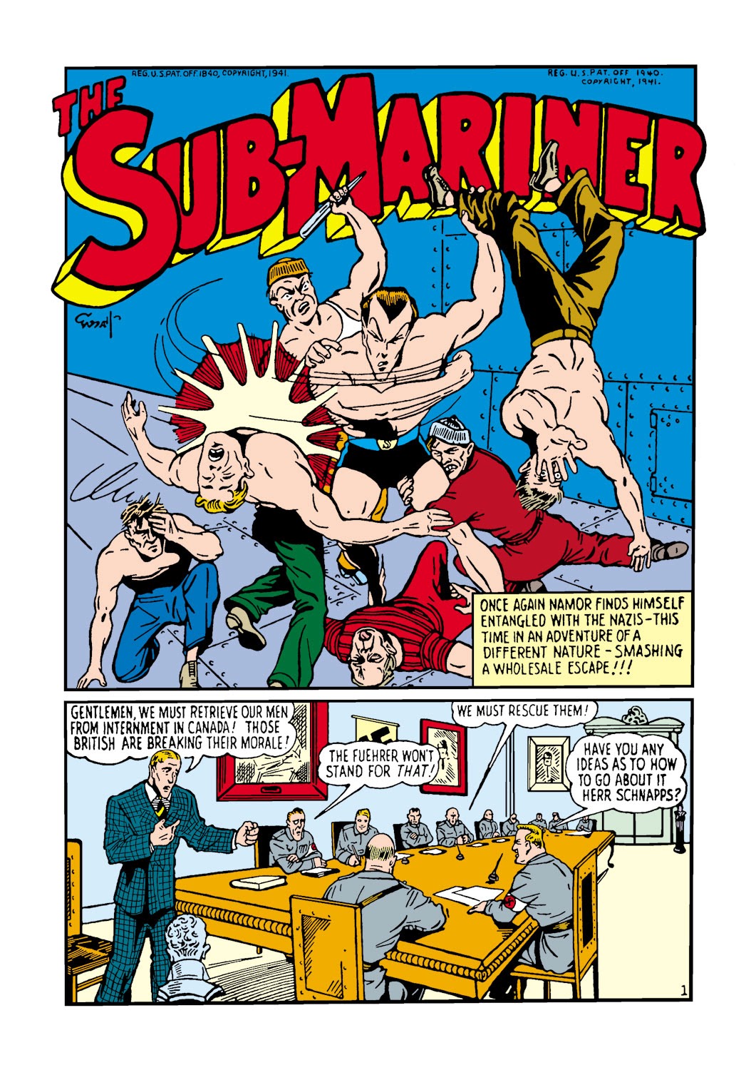 Read online Sub-Mariner Comics comic -  Issue #2 - 4