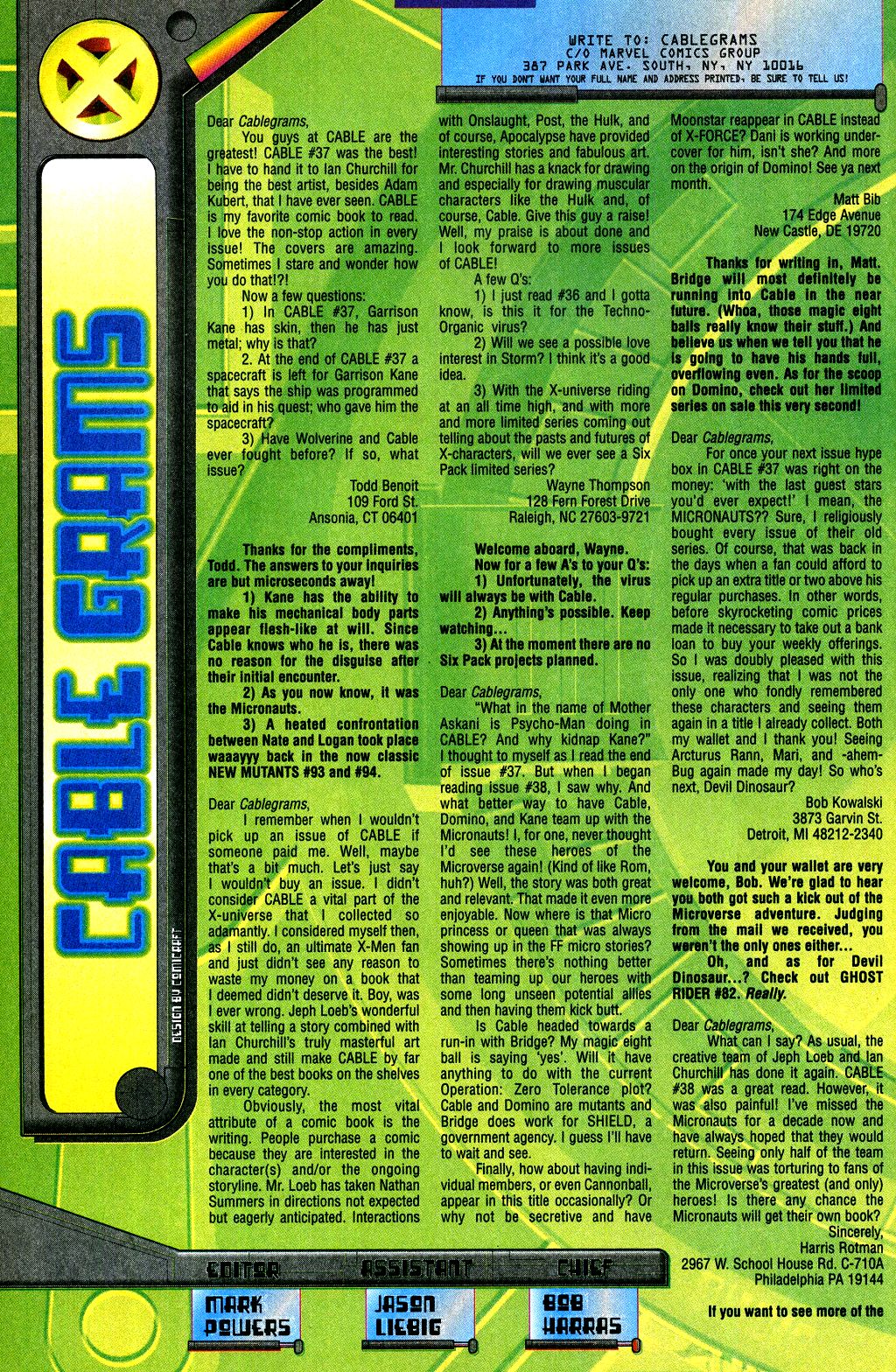 Read online Cable (1993) comic -  Issue #41 - 24