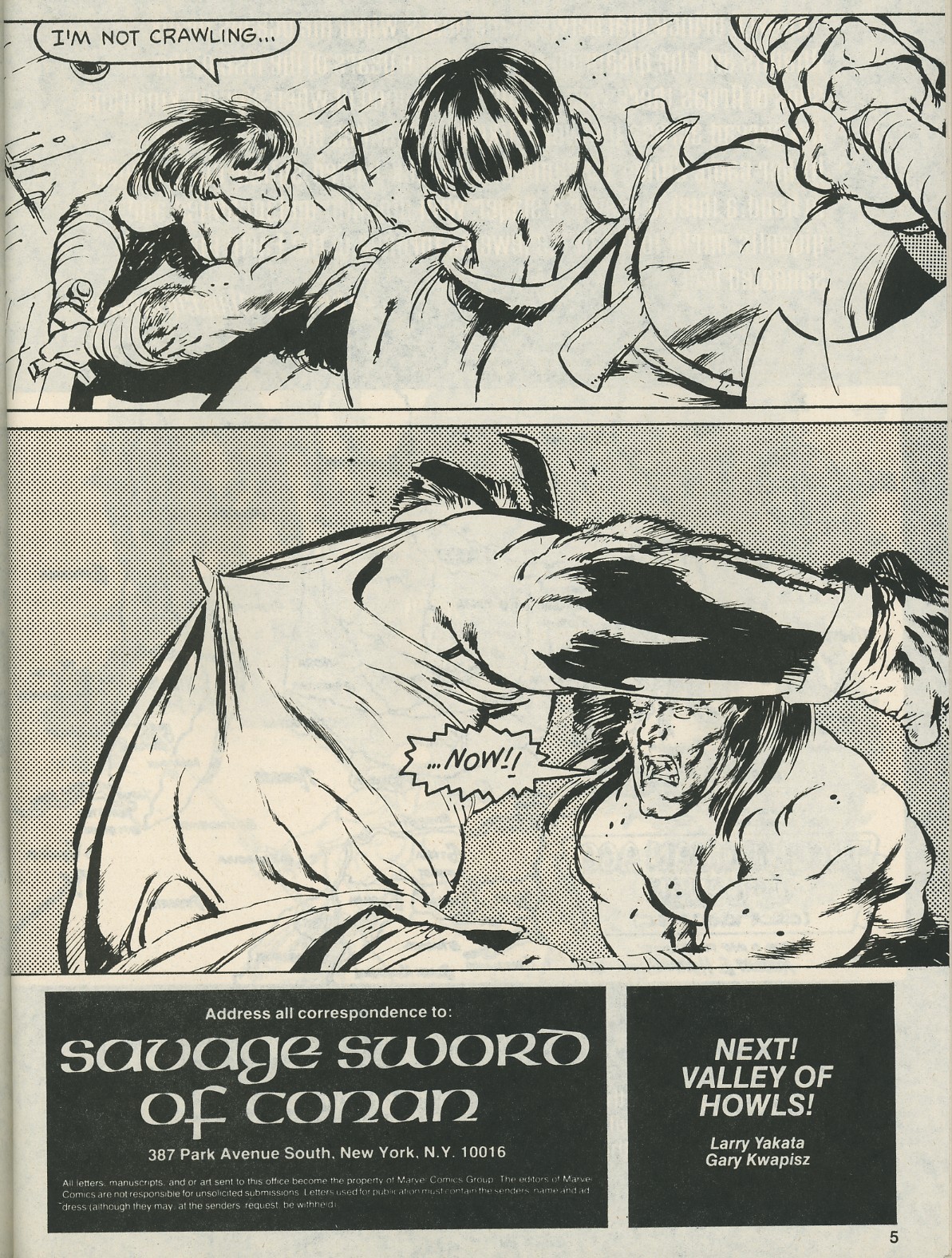 Read online The Savage Sword Of Conan comic -  Issue #117 - 5