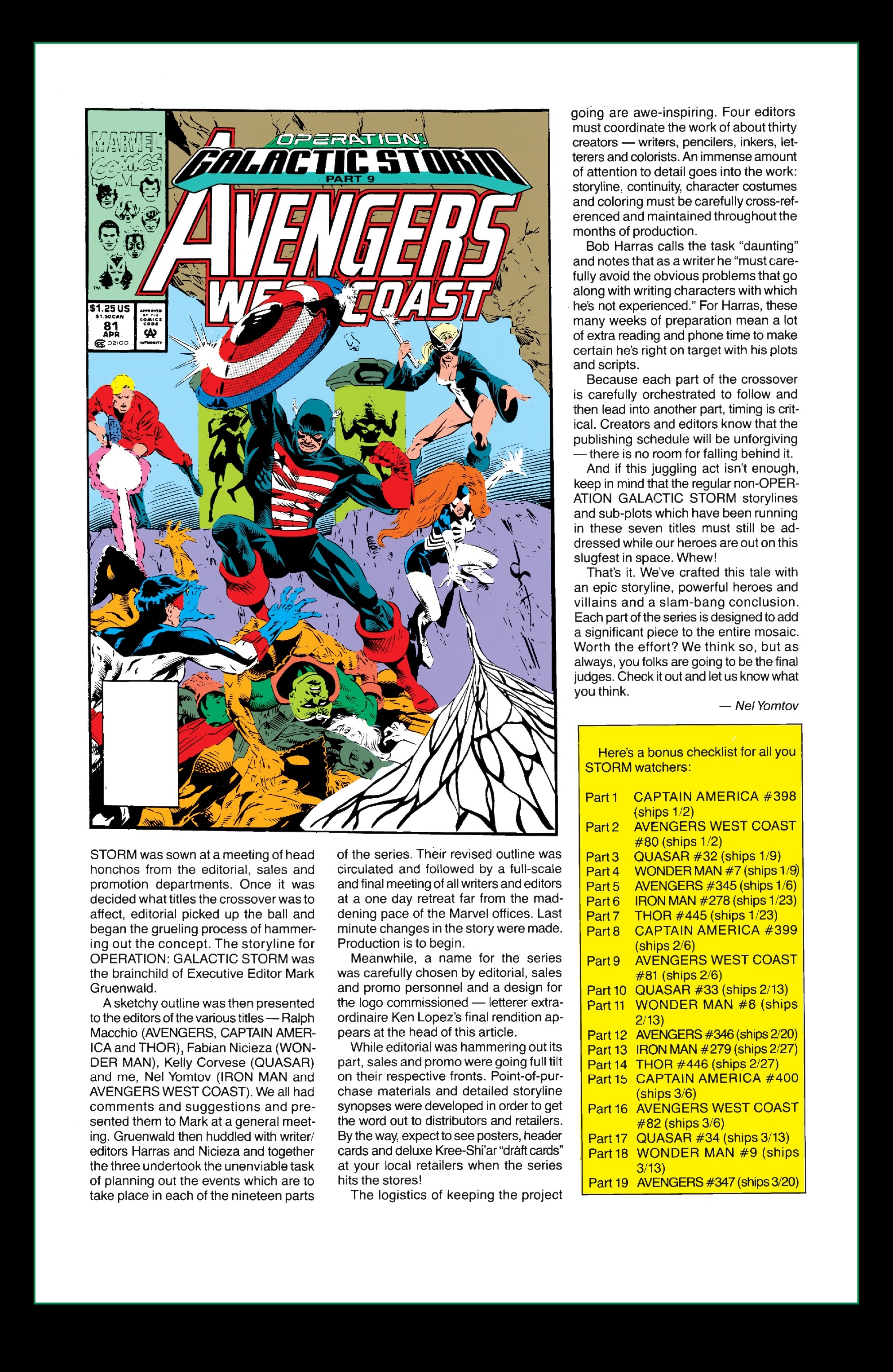 Read online Avengers Epic Collection: Operation Galactic Storm comic -  Issue # TPB (Part 5) - 62