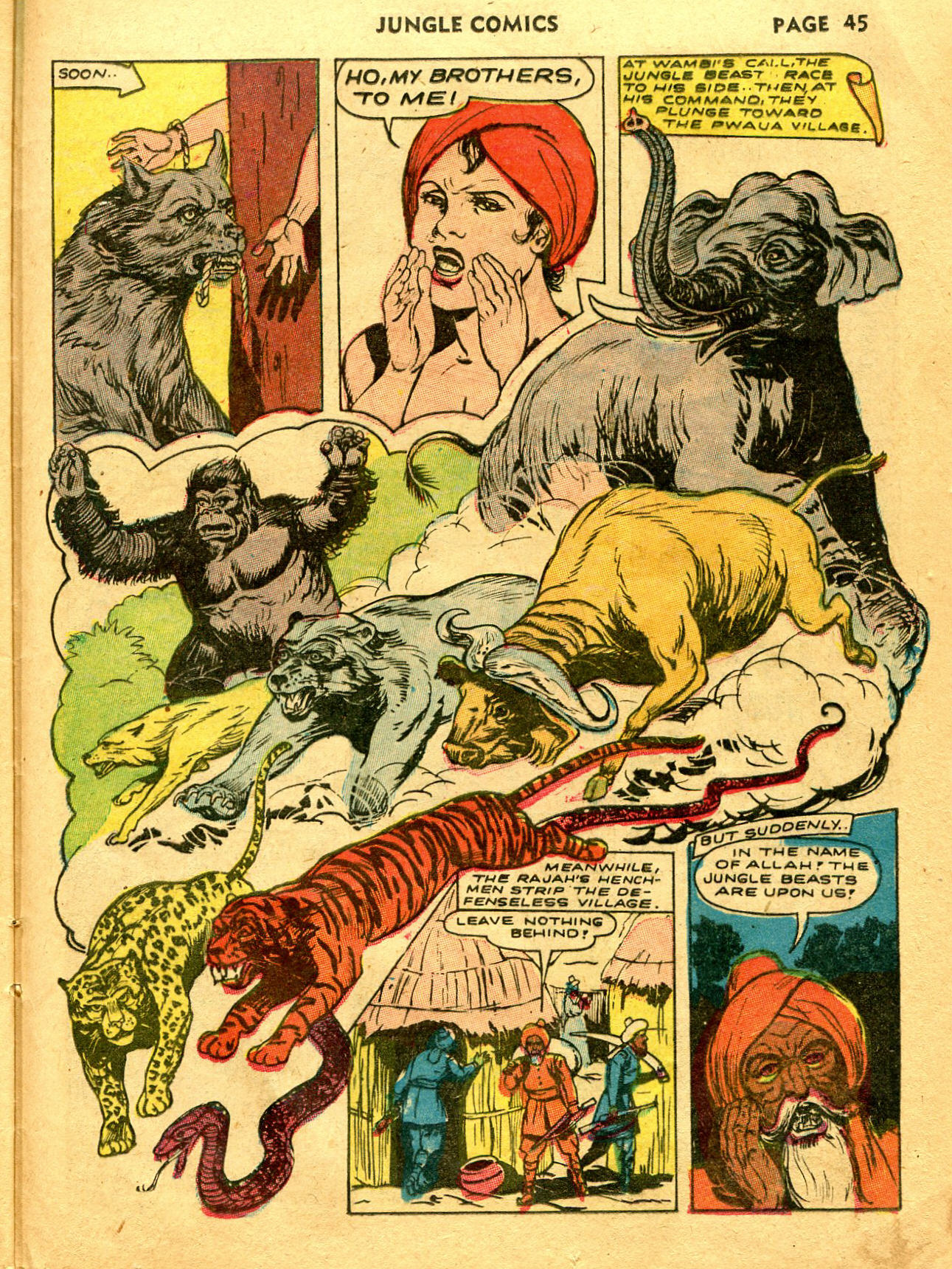 Read online Jungle Comics comic -  Issue #33 - 47