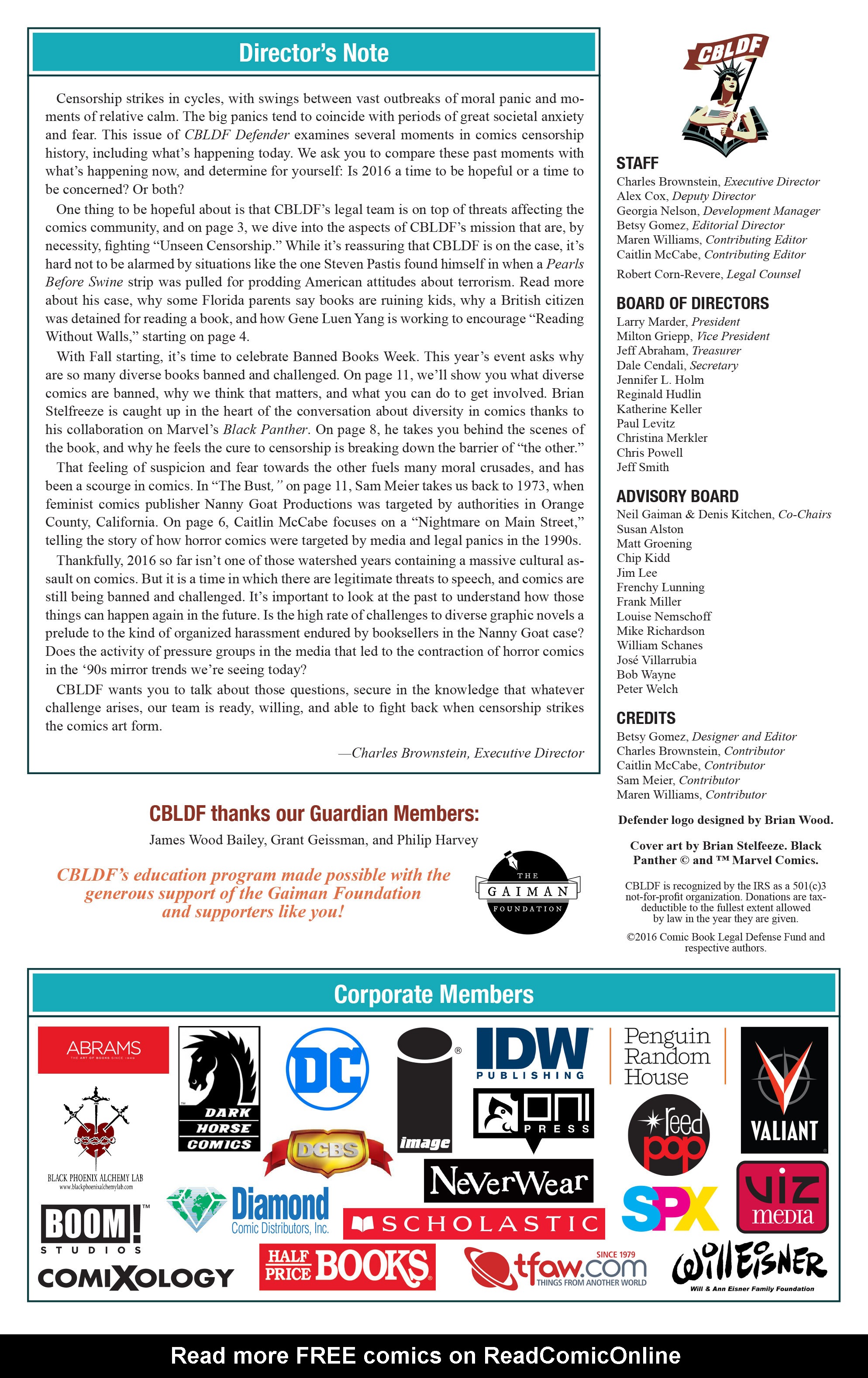 CBLDF Defender Issue #7 #7 - English 2