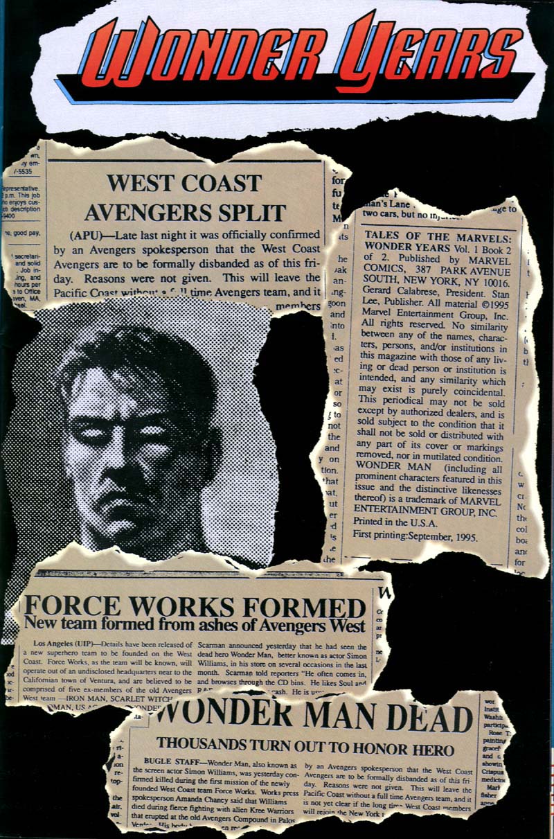 Read online Tales of the Marvels: Wonder Years comic -  Issue #2 - 4