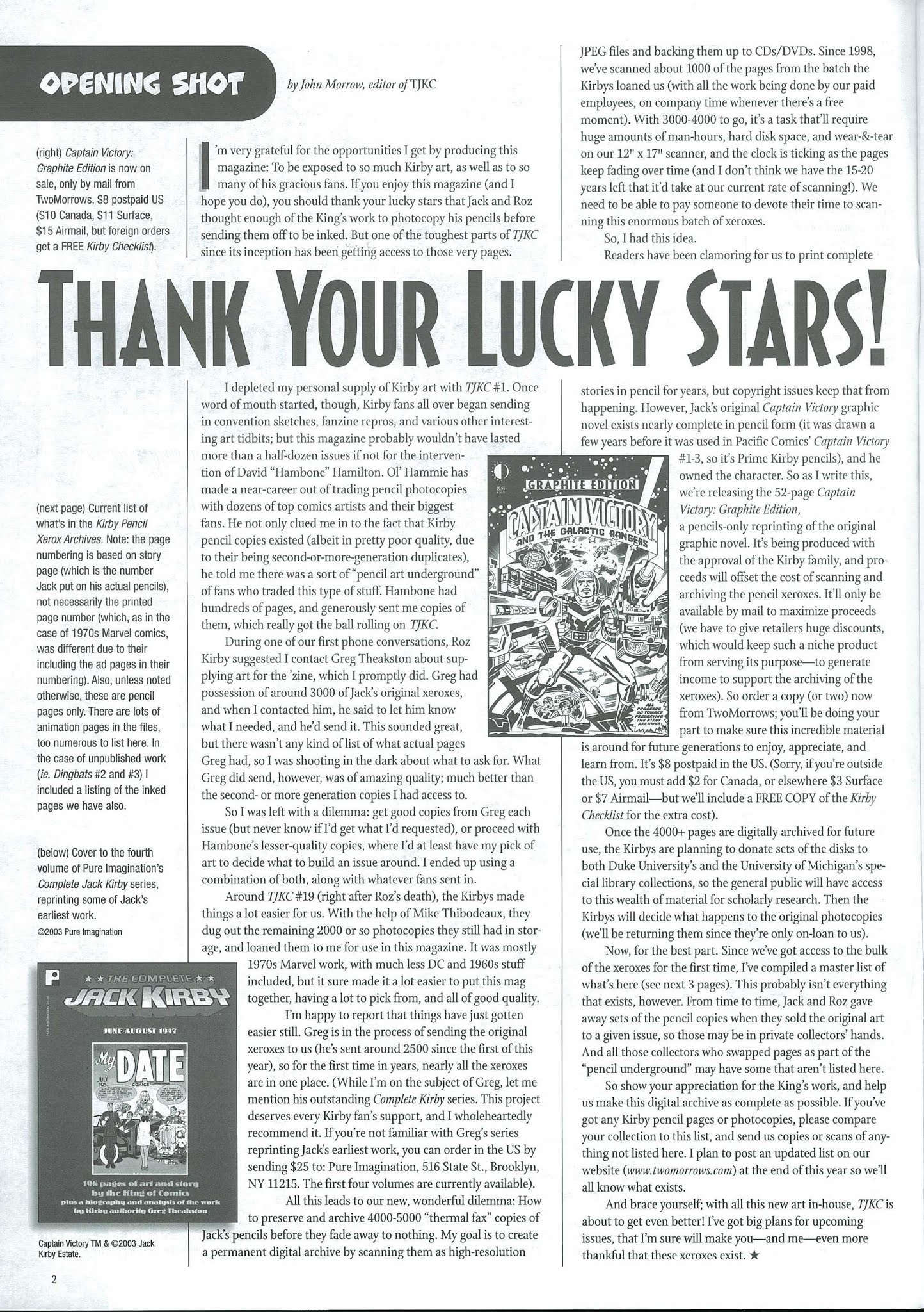 Read online The Jack Kirby Collector comic -  Issue #38 - 4