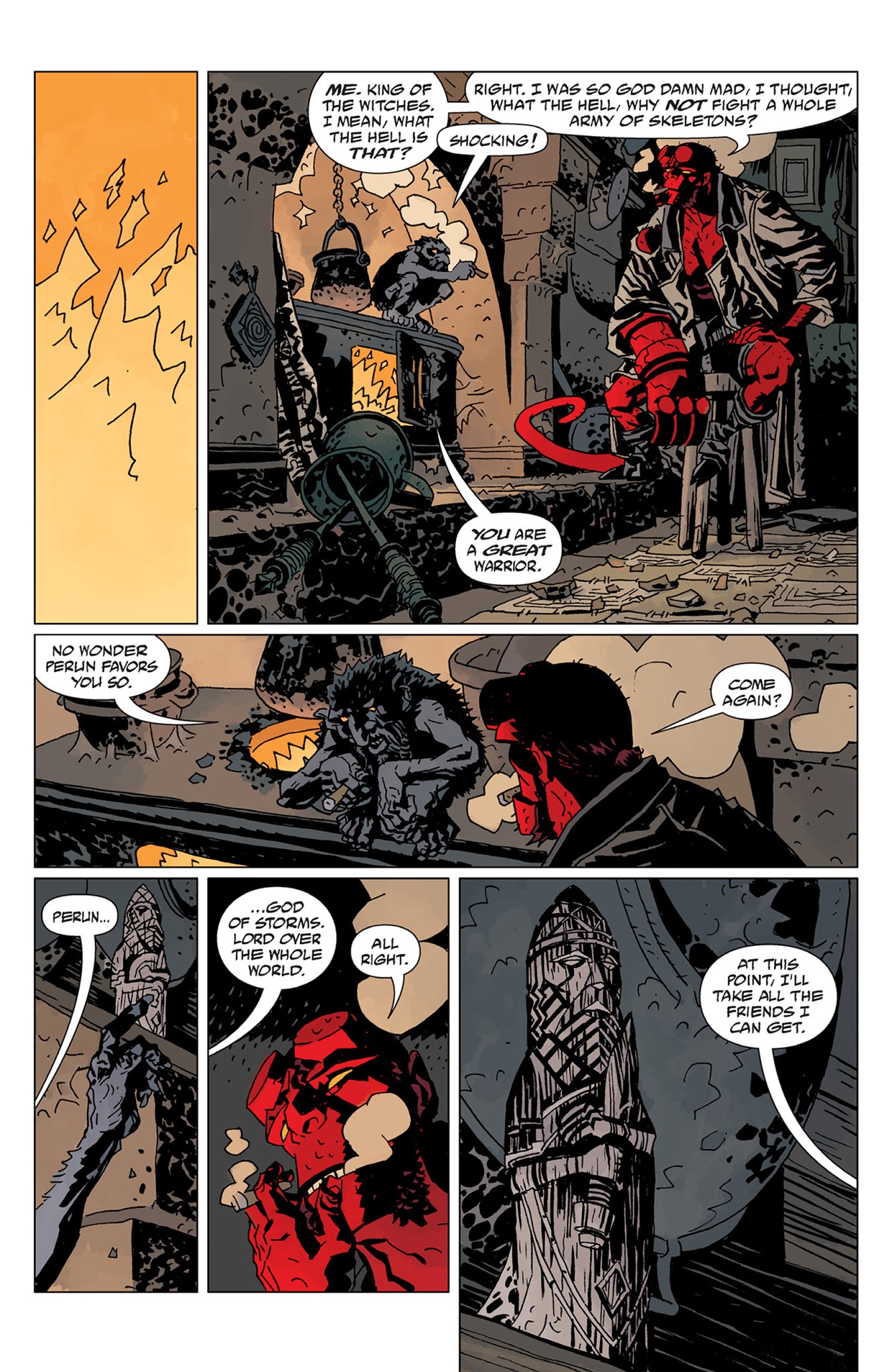 Read online Hellboy: Darkness Calls comic -  Issue # TPB - 82