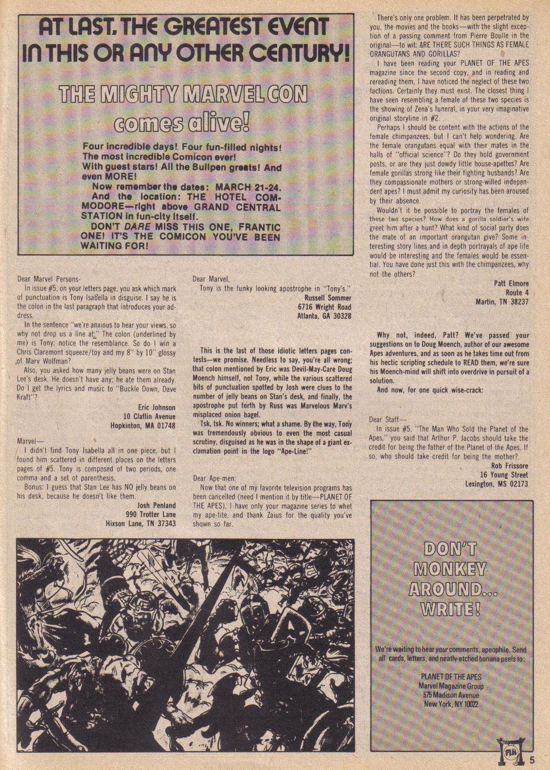 Read online Planet of the Apes comic -  Issue #8 - 5