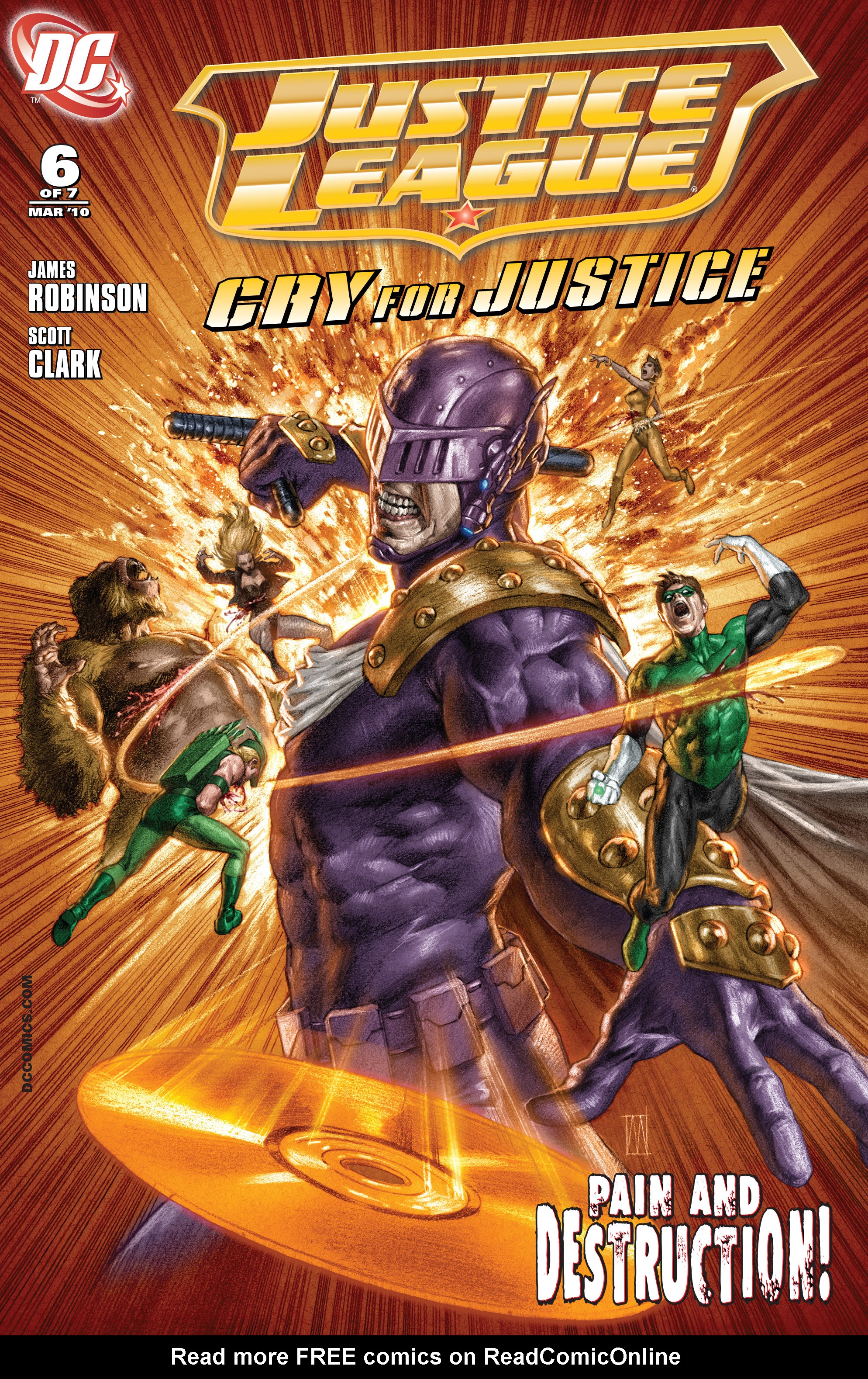Read online Justice League: Cry for Justice comic -  Issue #6 - 1