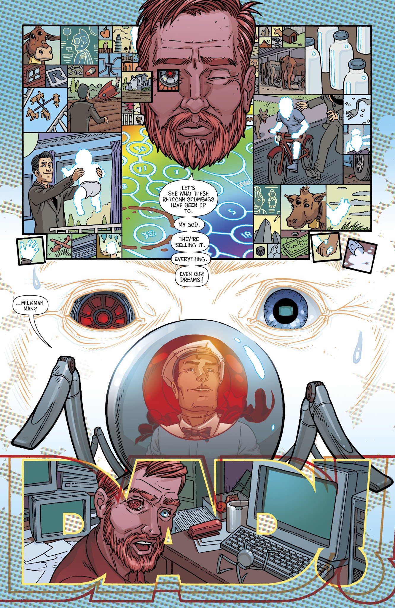 Read online Cave Carson Has a Cybernetic Eye/Swamp Thing Special comic -  Issue # Full - 22