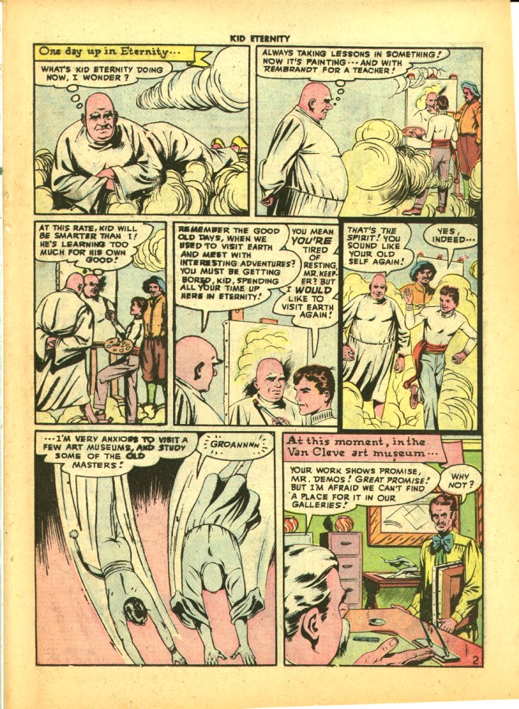 Read online Kid Eternity (1946) comic -  Issue #9 - 37