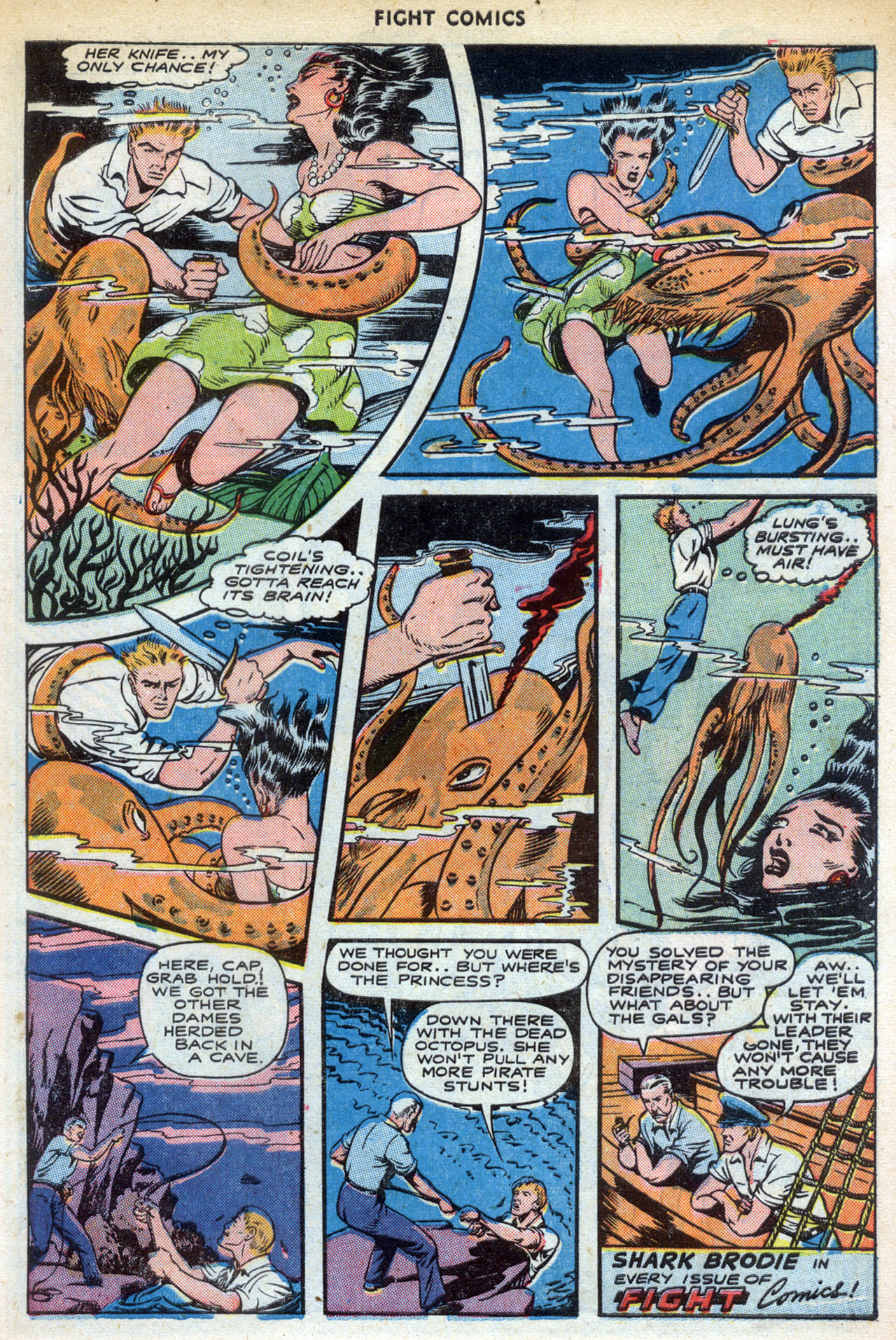 Read online Fight Comics comic -  Issue #34 - 41