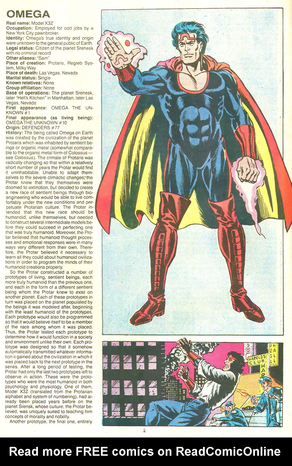 Read online The Official Handbook of the Marvel Universe Deluxe Edition comic -  Issue #19 - 4