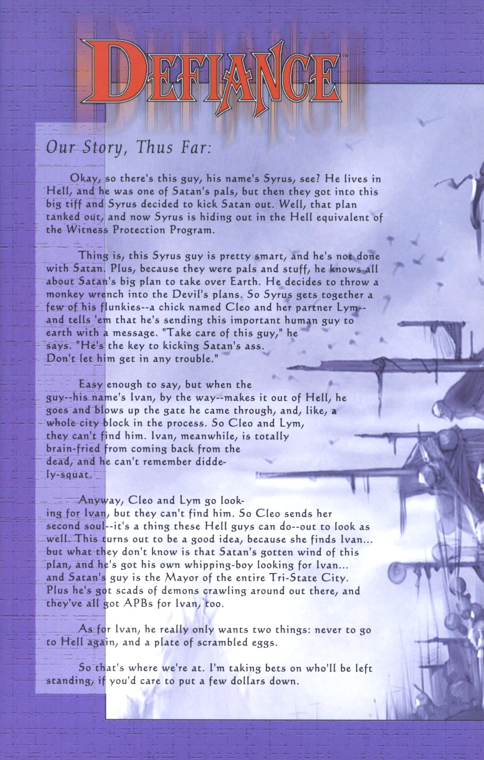 Read online Defiance comic -  Issue #3 - 3