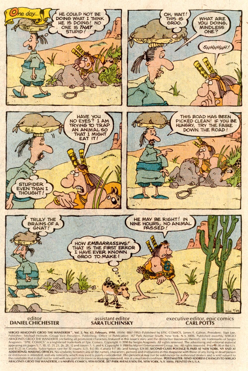 Read online Sergio Aragonés Groo the Wanderer comic -  Issue #62 - 2