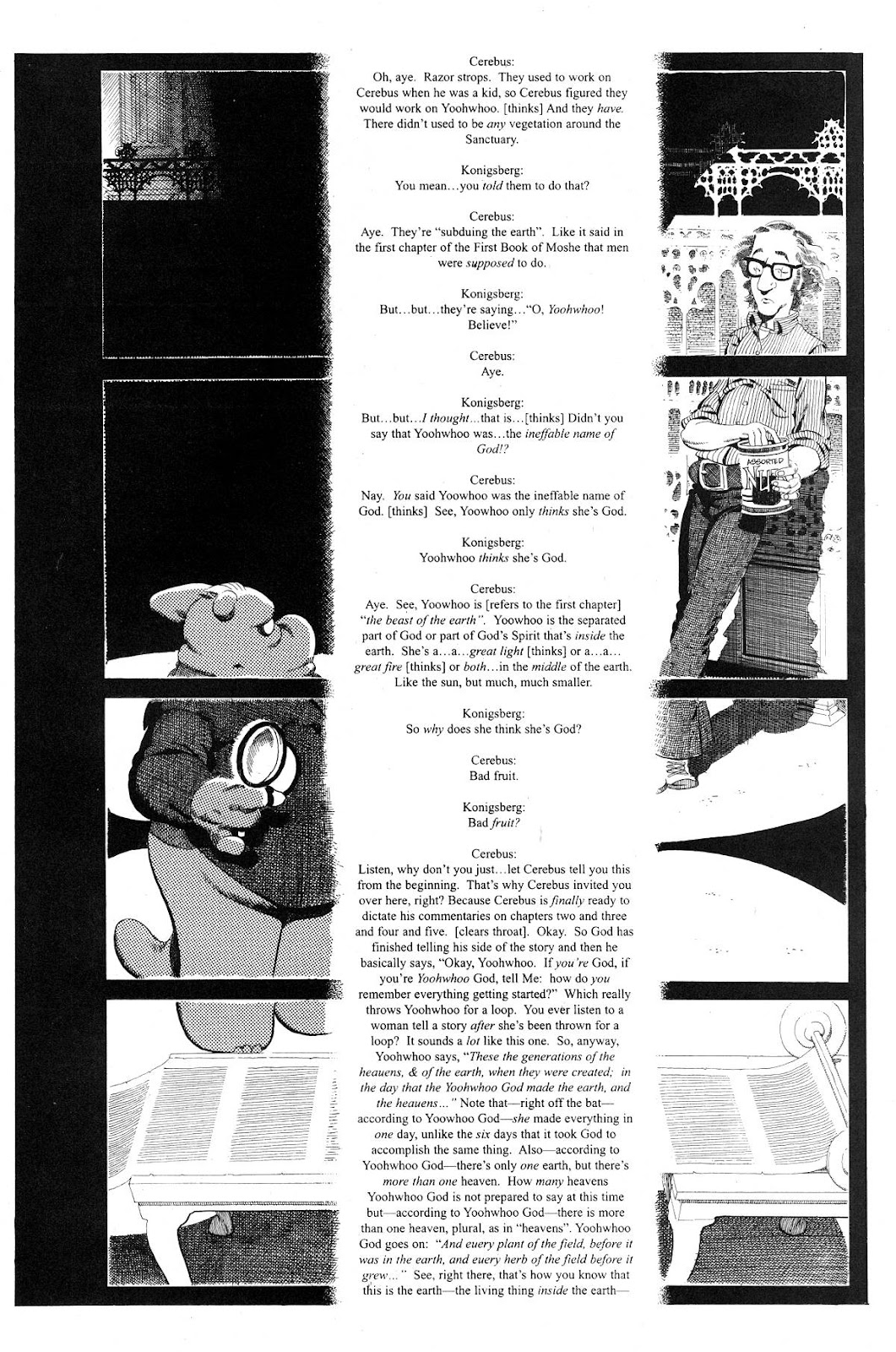 Cerebus Issue #281 #280 - English 6 Cerebus Issue #281 #280 - English 6