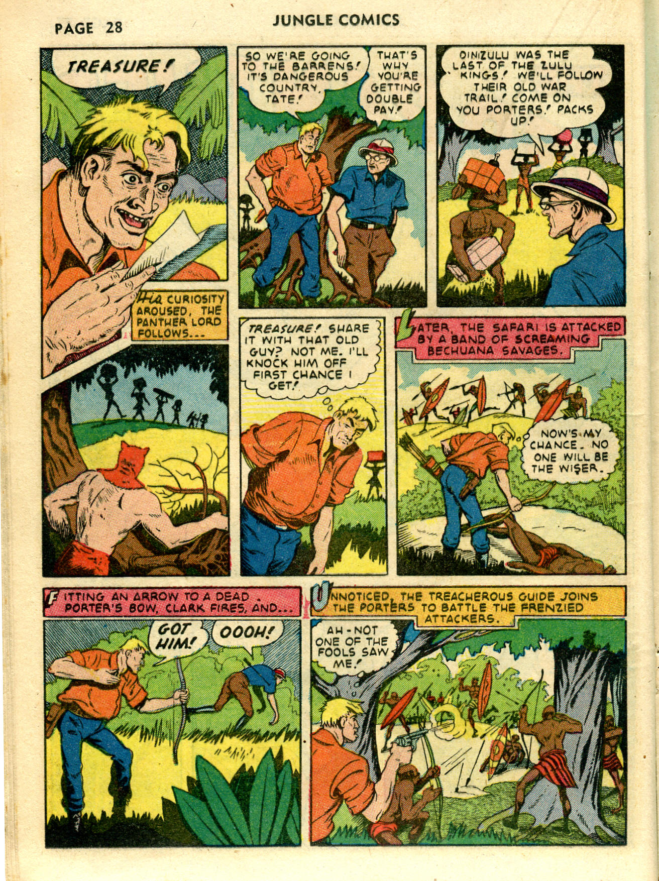 Read online Jungle Comics comic -  Issue #26 - 30