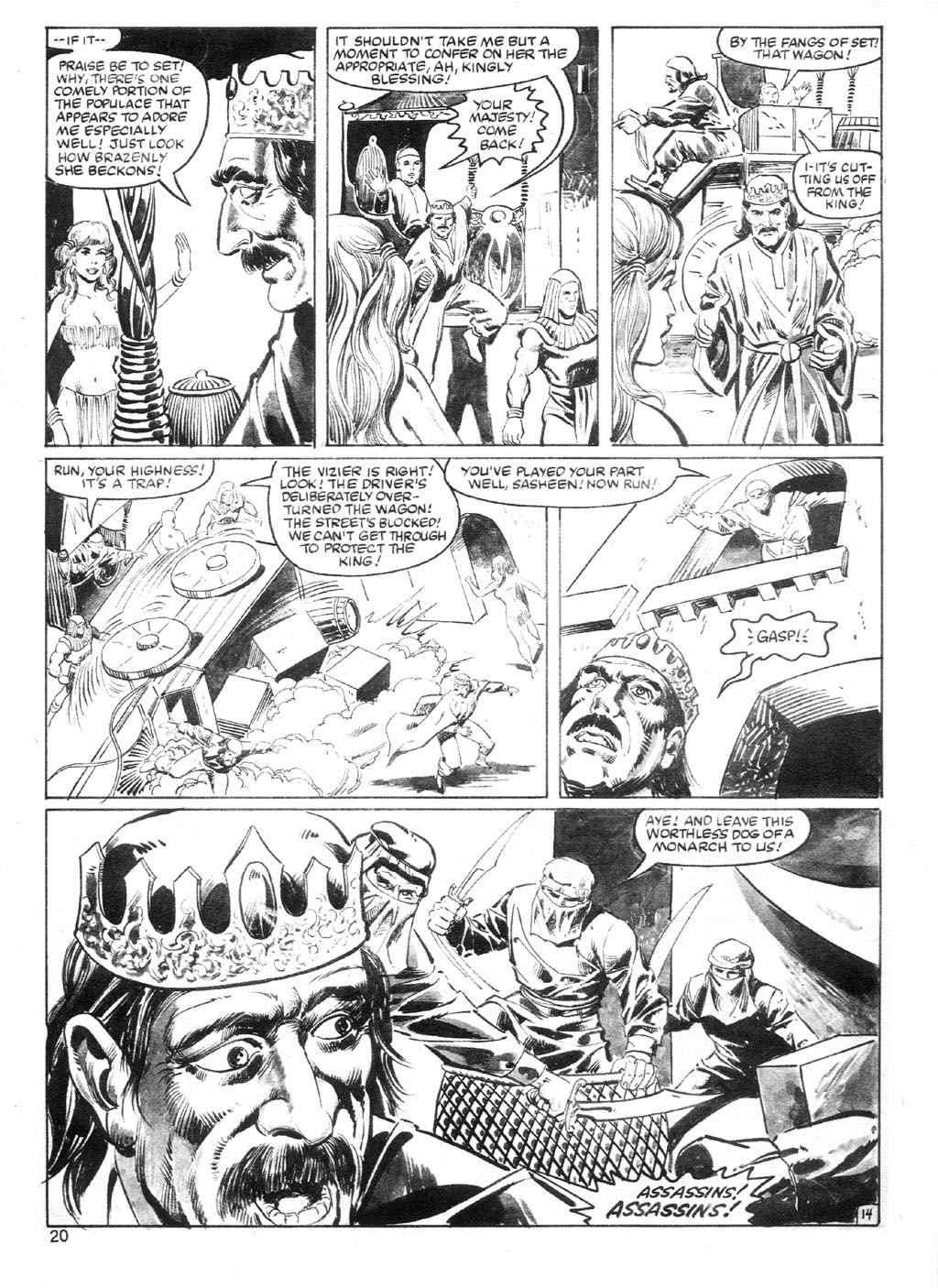 Read online The Savage Sword Of Conan comic -  Issue #94 - 19