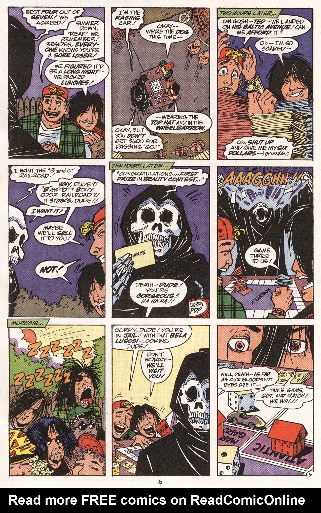 Read online Bill & Ted's Excellent Comic Book comic -  Issue #5 - 6