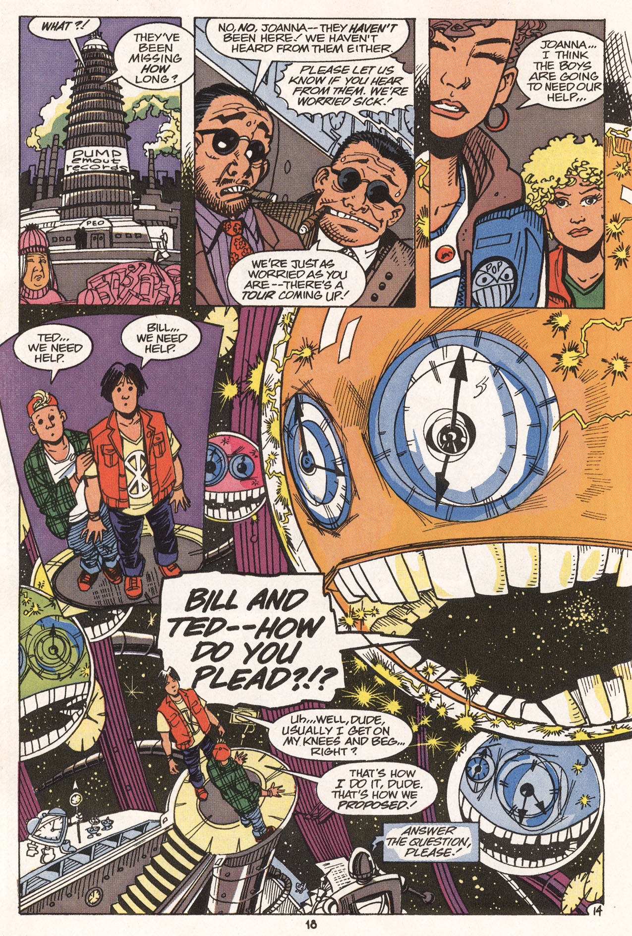 Read online Bill & Ted's Excellent Comic Book comic -  Issue #6 - 19