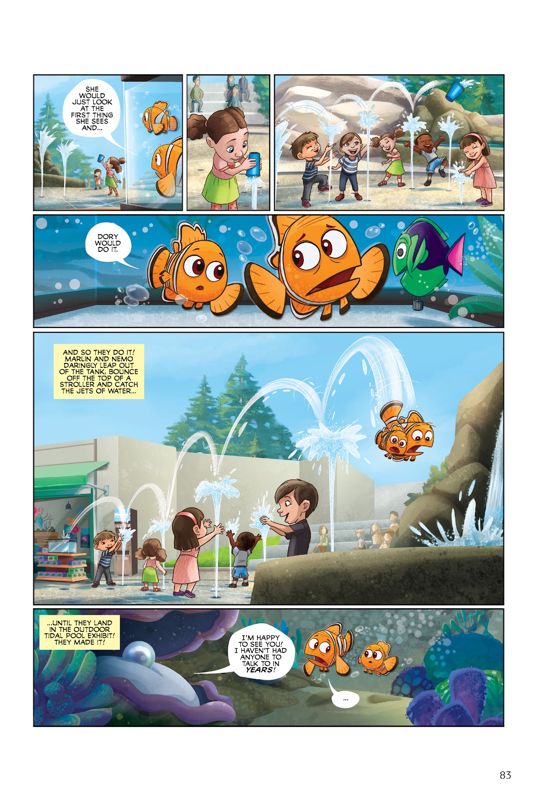 Disney/PIXAR Finding Nemo and Finding Dory: The Story of the Movies in Comics issue TPB - Page 83