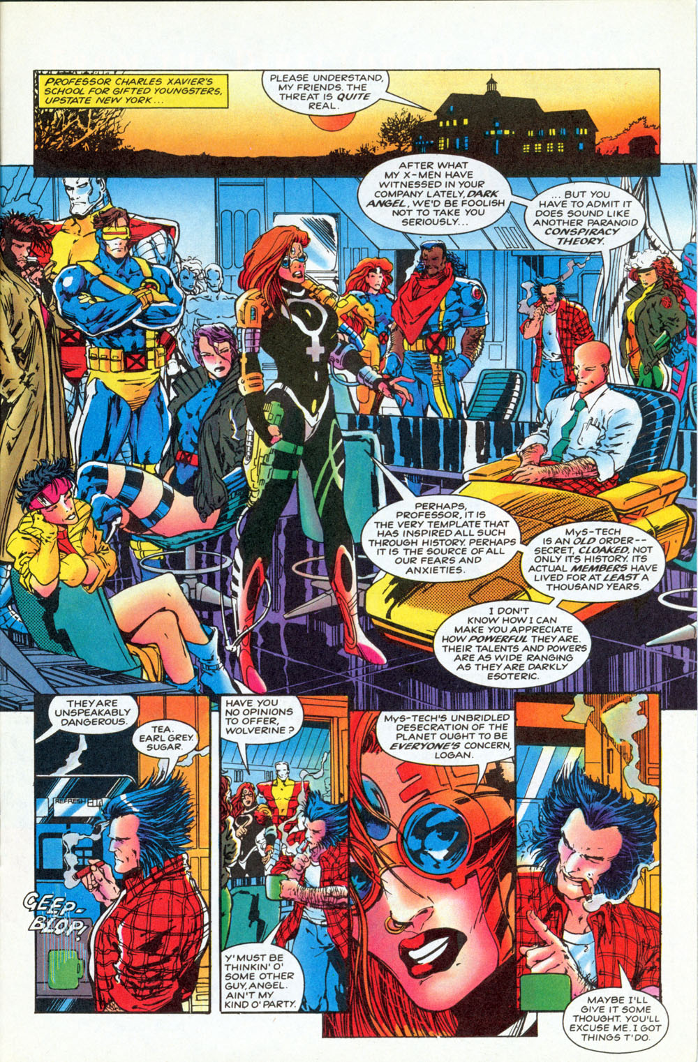 Read online Mys-Tech Wars comic -  Issue #1 - 9