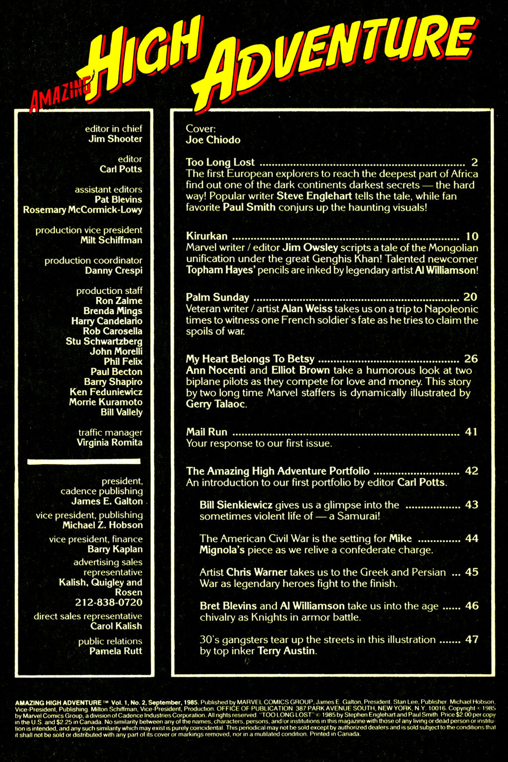 Read online Amazing High Adventure comic -  Issue #2 - 2