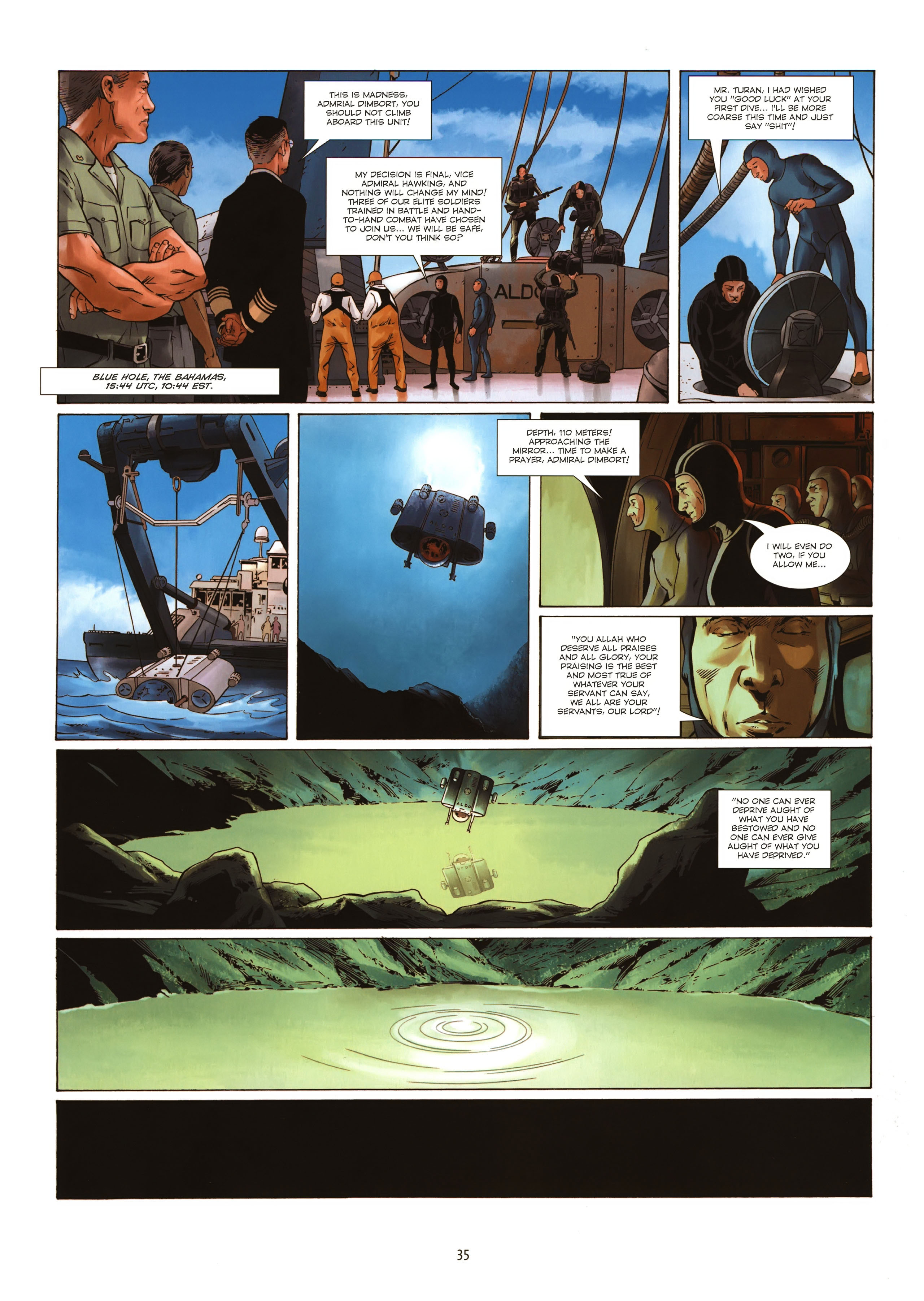 Read online Prometheus comic -  Issue #4 - 36