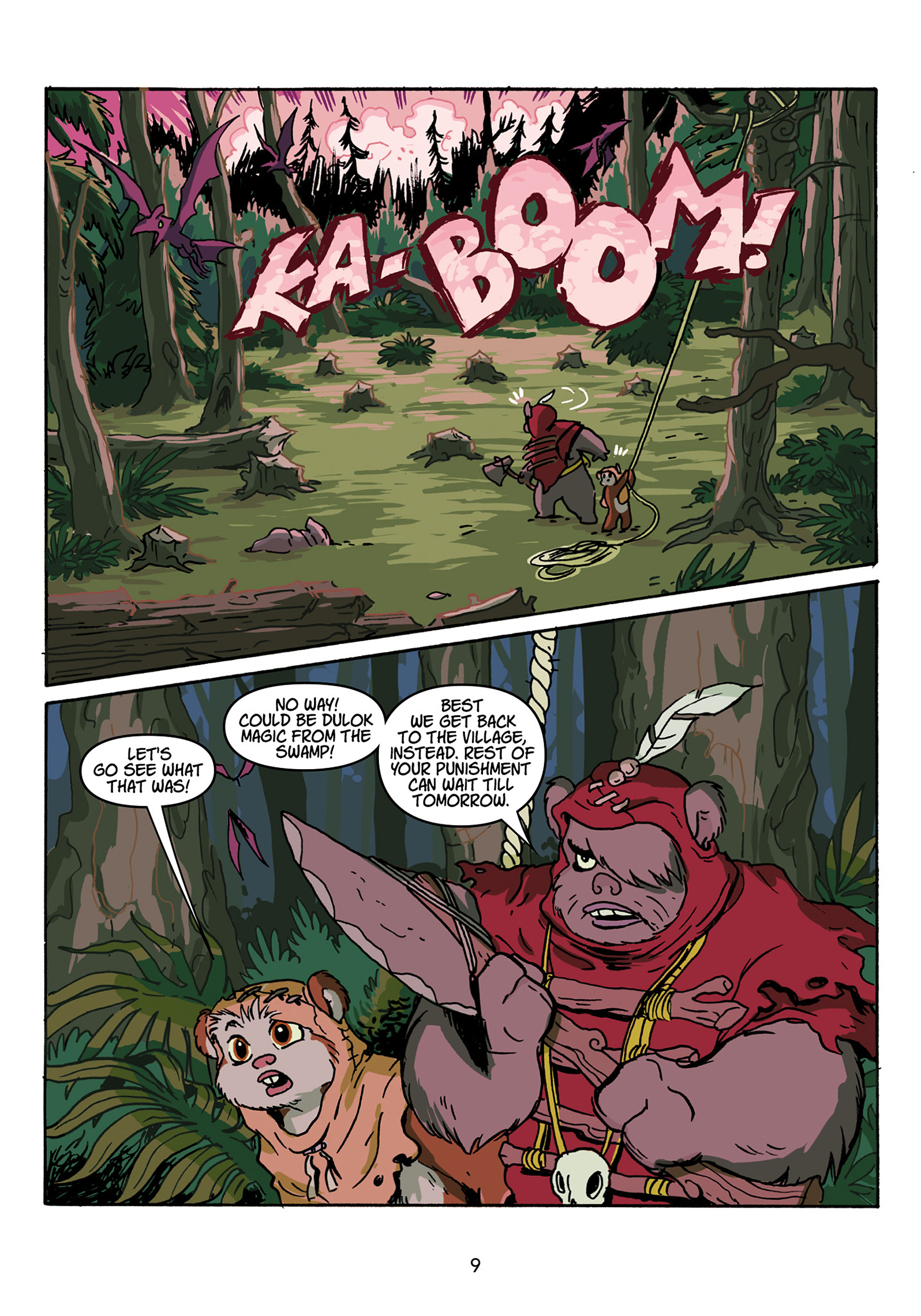 Read online Star Wars: Ewoks - Shadows of Endor comic -  Issue # TPB - 10
