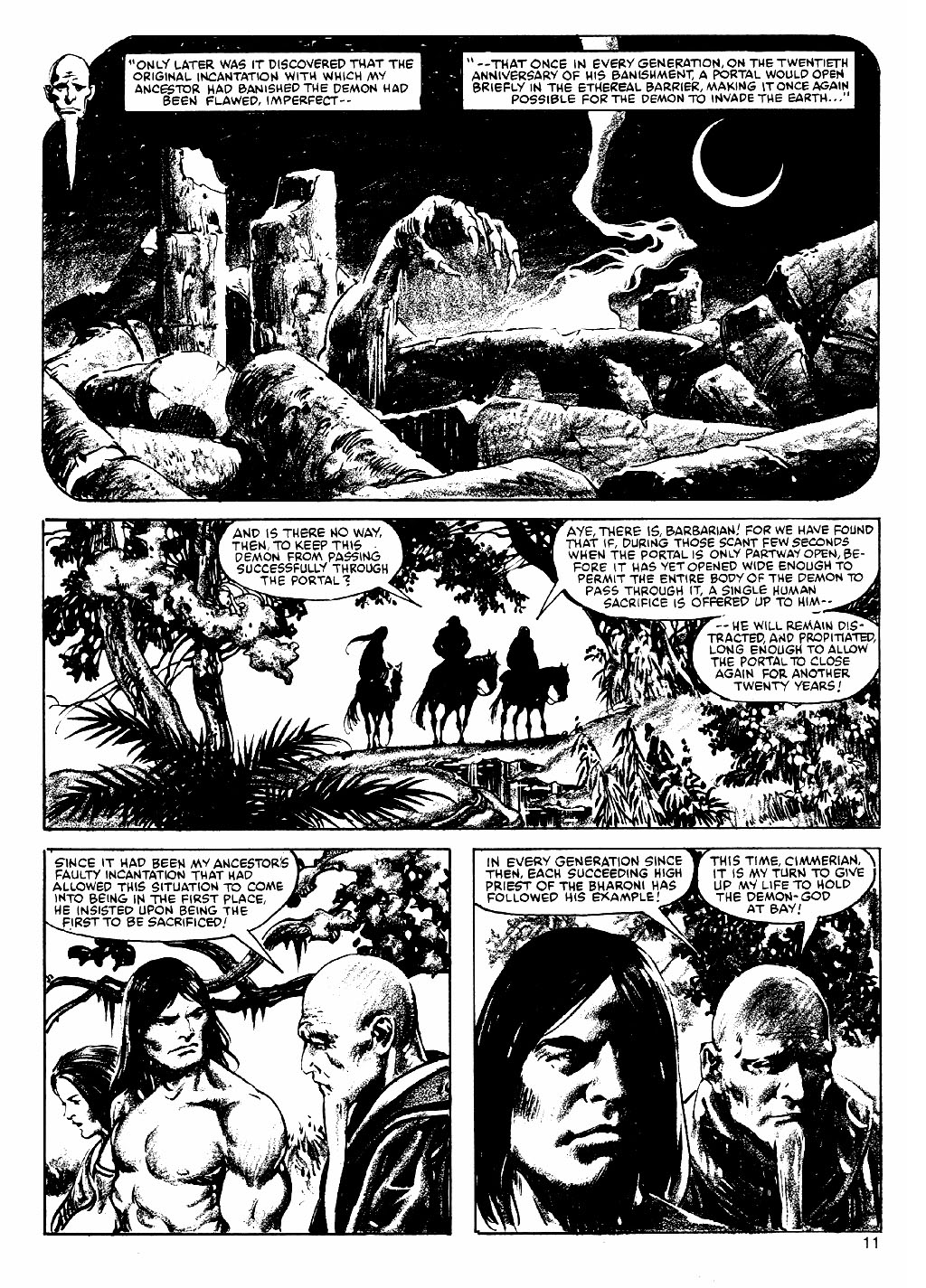 Read online The Savage Sword Of Conan comic -  Issue #83 - 11