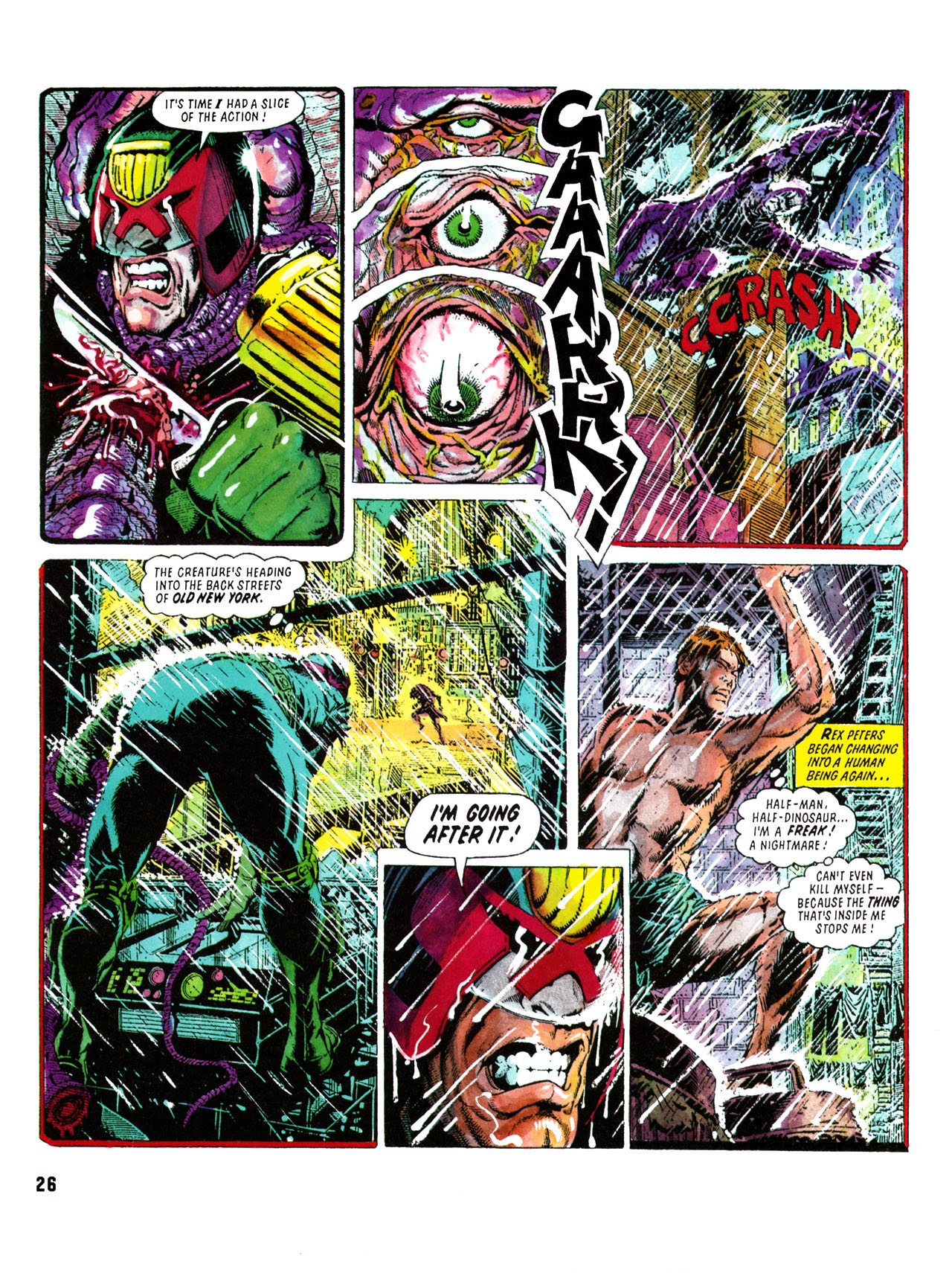 Read online Judge Dredd Definitive Editions comic -  Issue # TPB Bad Science - 26